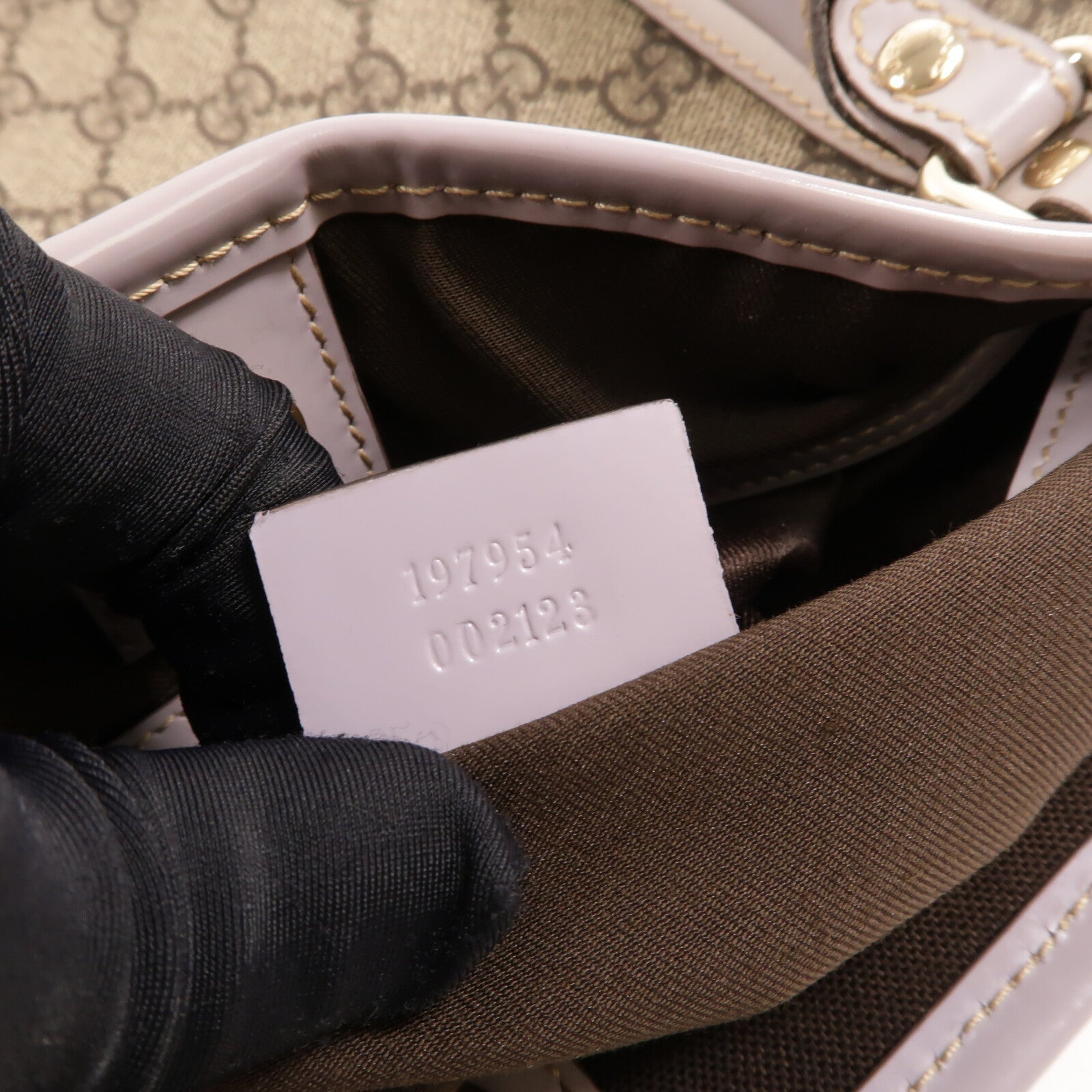 GUCCI 塗層帆布Tote Bag肩背袋