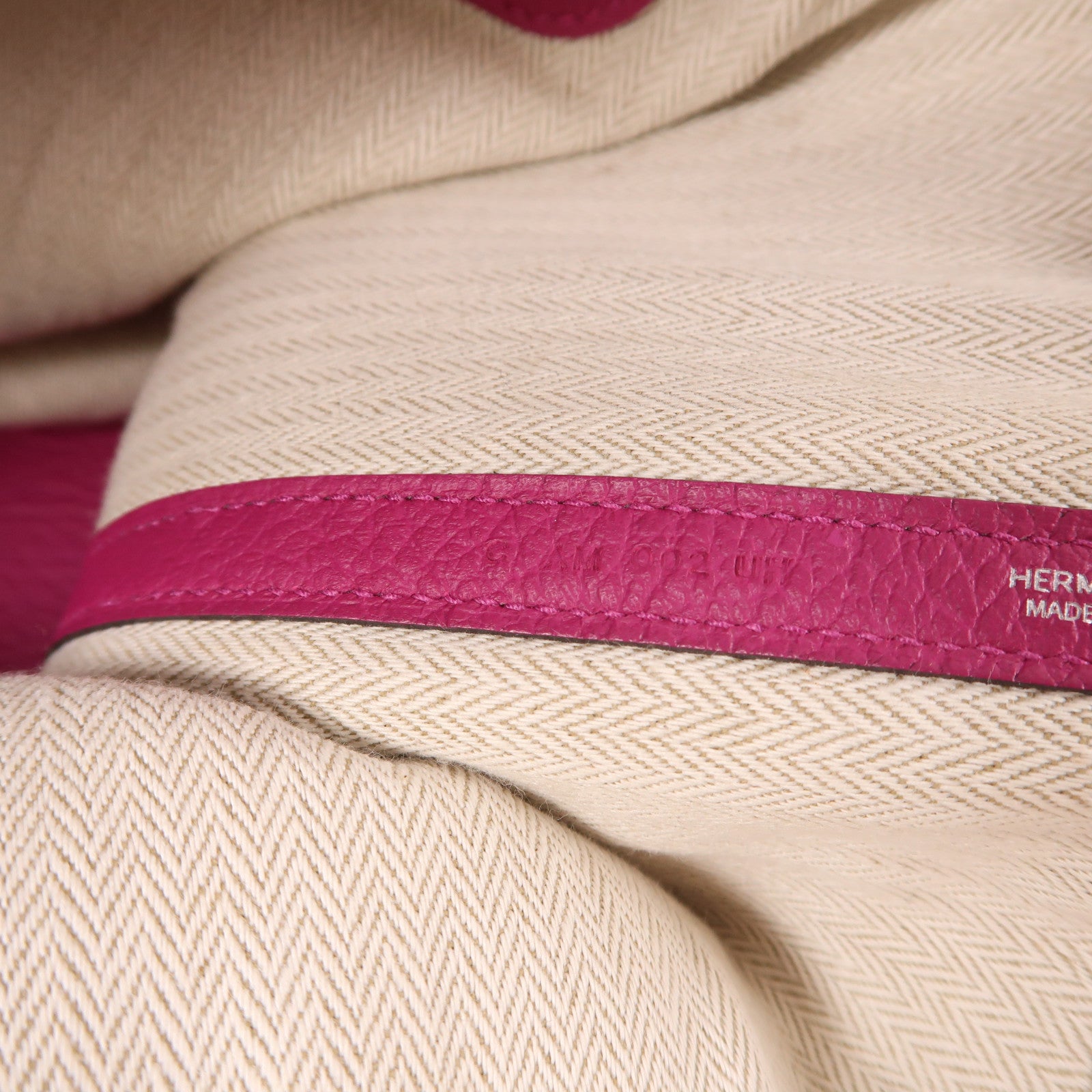 HERMES Negonda皮革Garden Party PM銀扣手挽袋