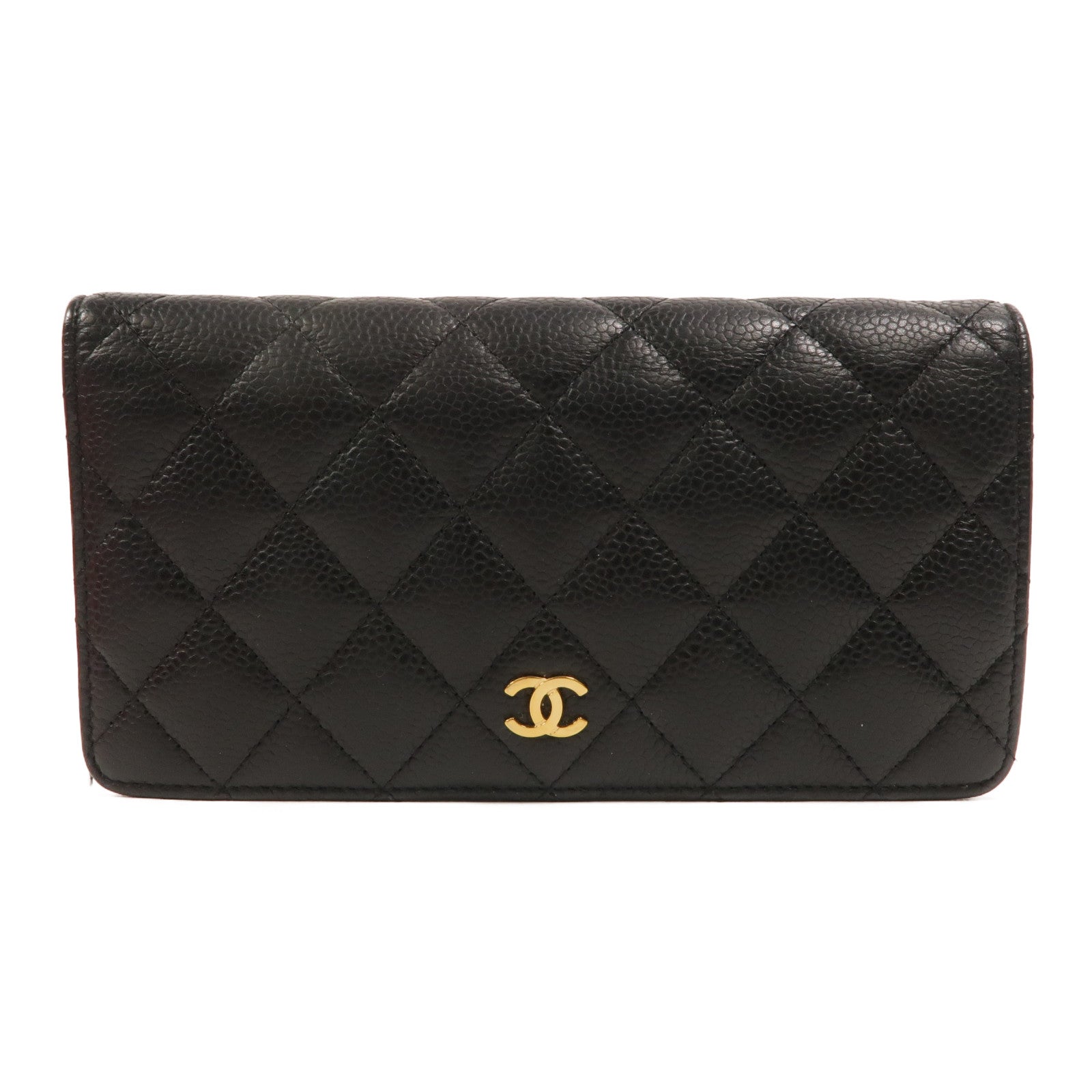 CHANEL 牛皮皮革Classic Long Flap Wallet長錢包