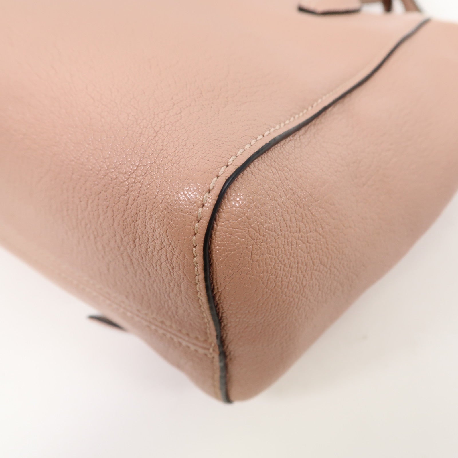 Miu Miu 牛皮皮革Shoulder Bag金扣手挽肩背兩用袋粉紅色