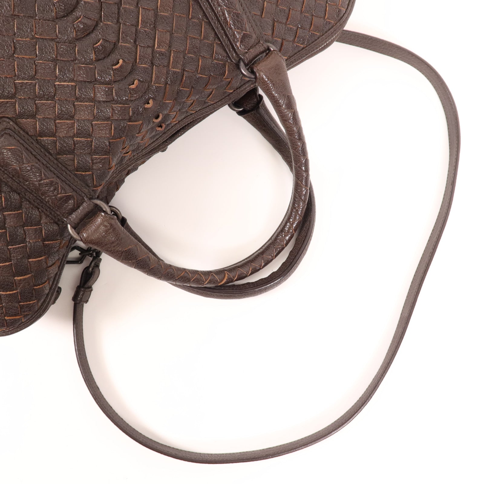 BOTTEGA VENETA 【激減優惠】牛皮皮革2 Way Shoulder手挽肩背兩用袋