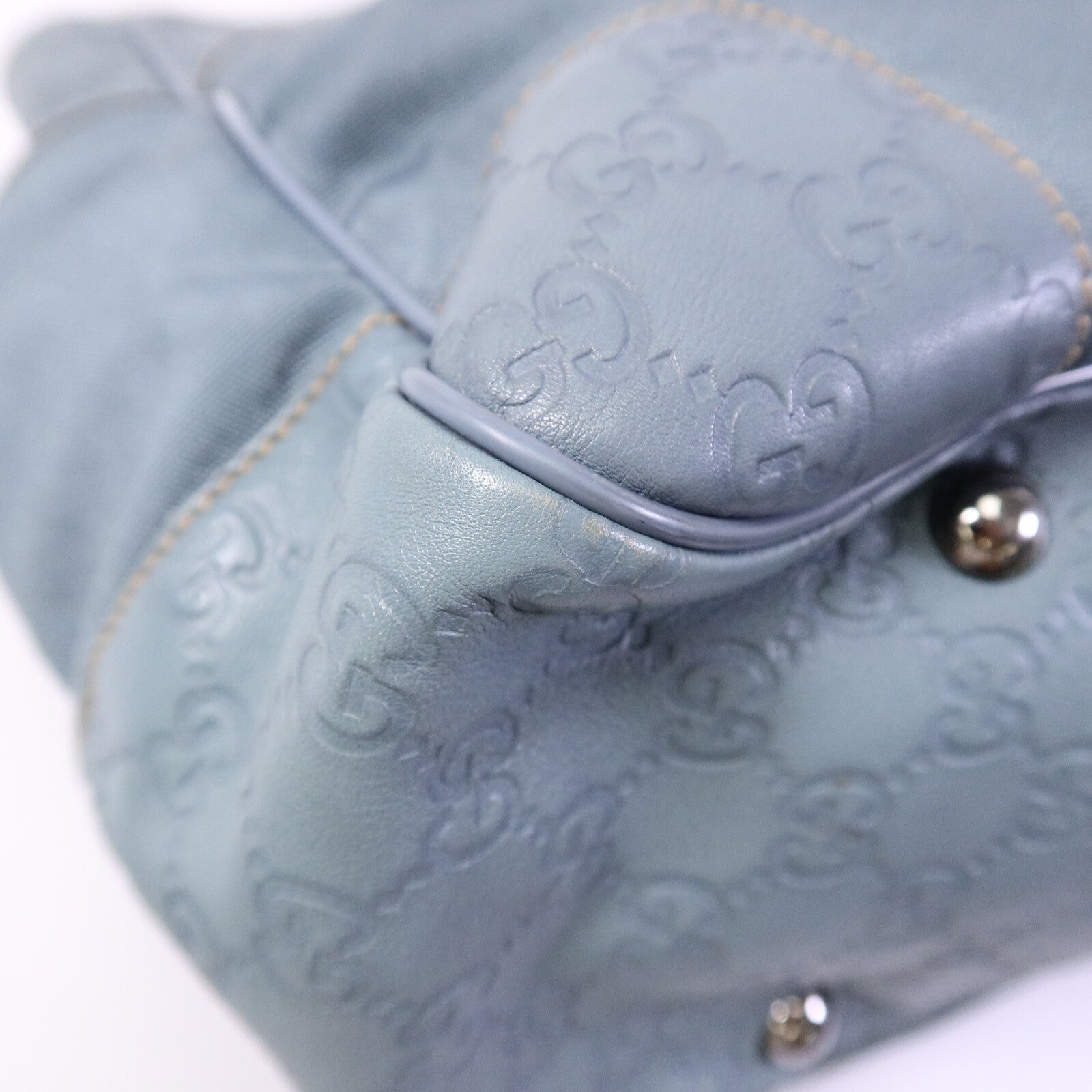 GUCCI 帆布/牛皮皮革Tote Bag手挽袋