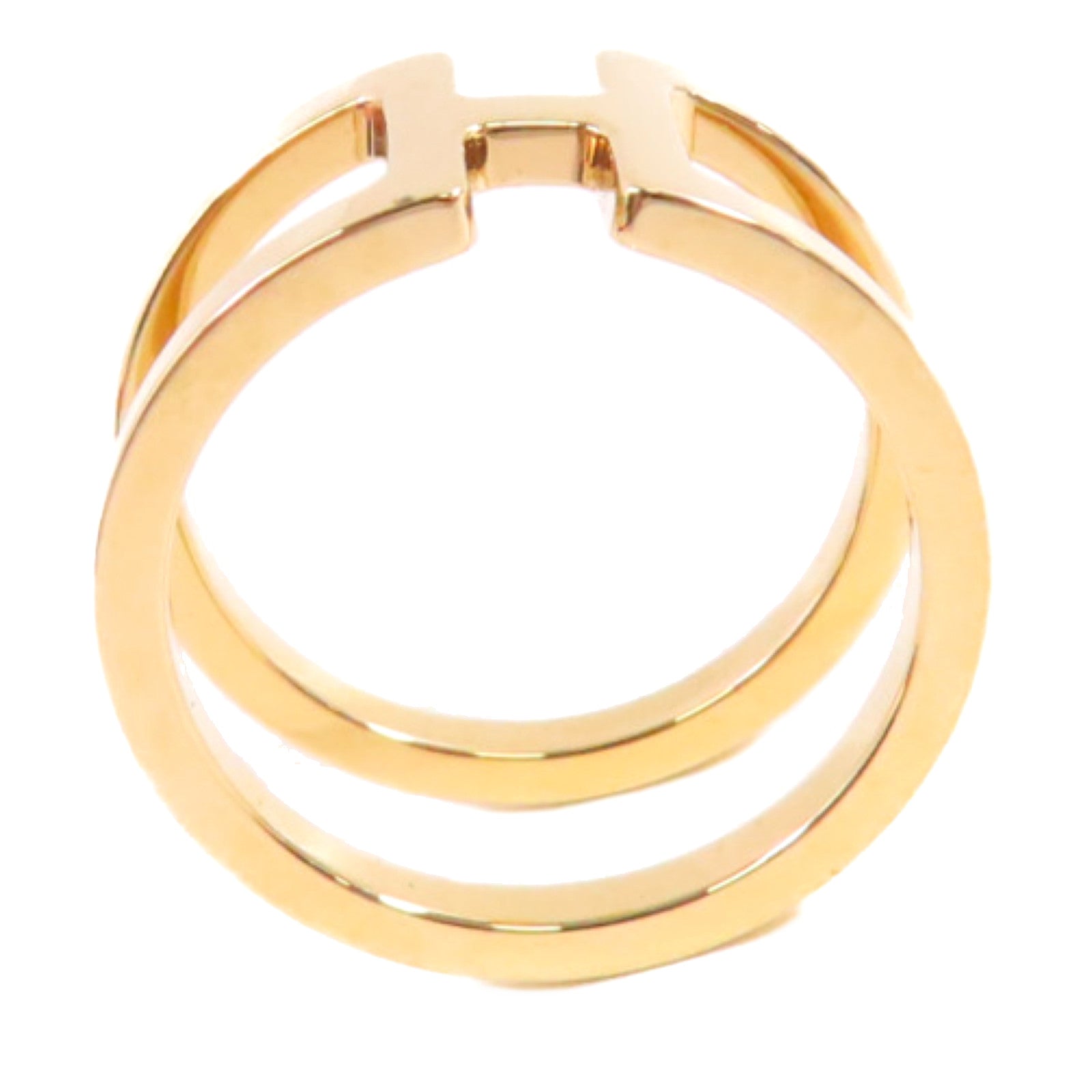 HERMES 金屬Permabrass H En Rond Scarf Ring絲巾扣