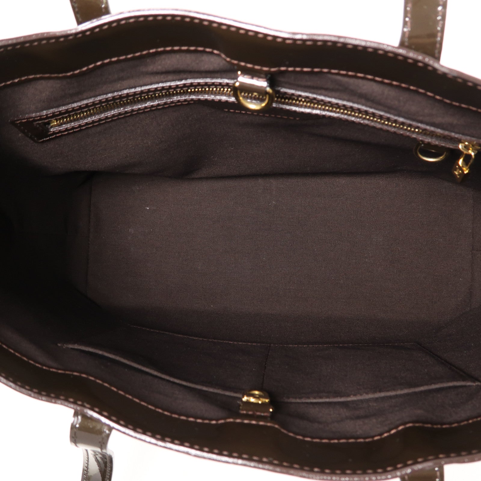 LOUIS VUITTON Vernis Vernis Wilshire MM金扣肩背袋