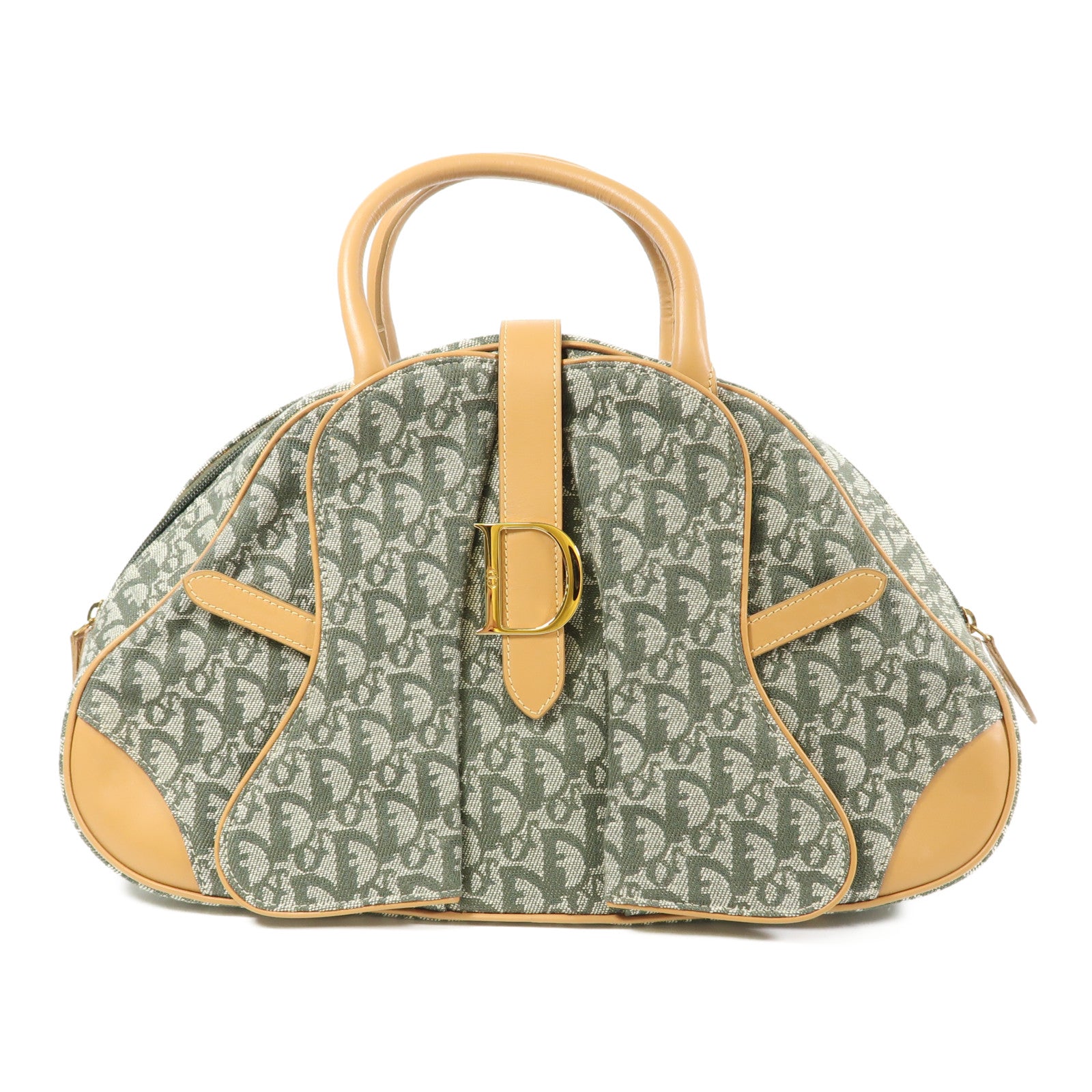 Dior 帆布Vintage Hand Bag金扣手挽袋