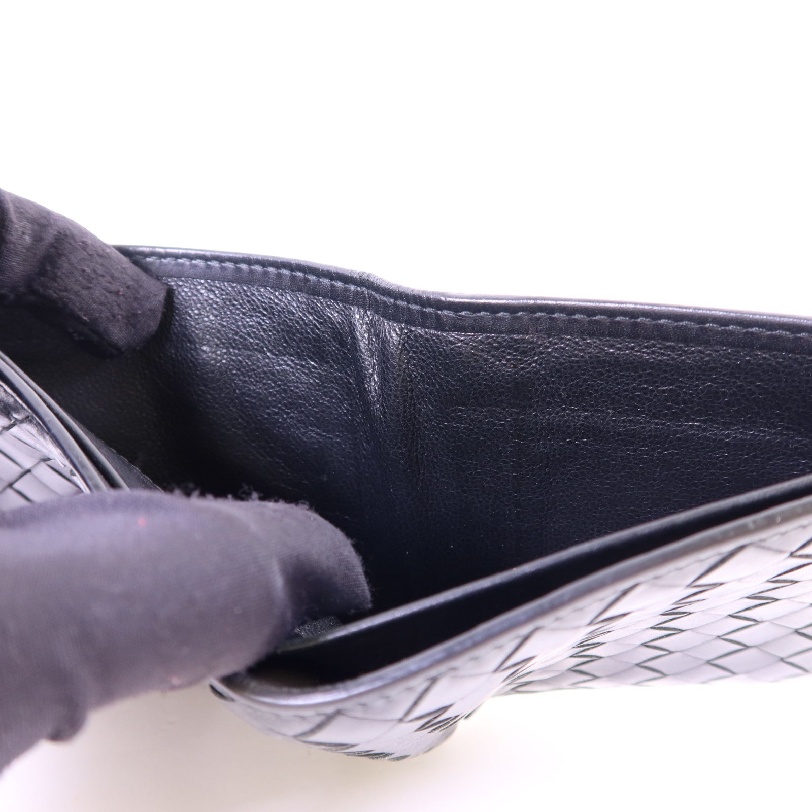 BOTTEGA VENETA 羊皮皮革Bifold Wallet錢包