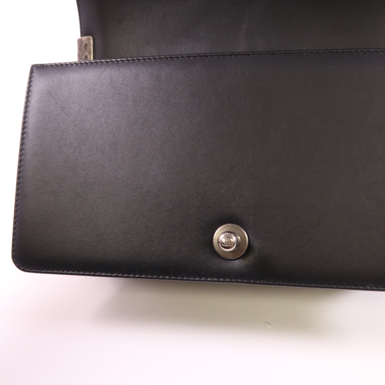 CHANEL 【激減優惠】羊皮皮革Boy 25鏈帶肩背袋