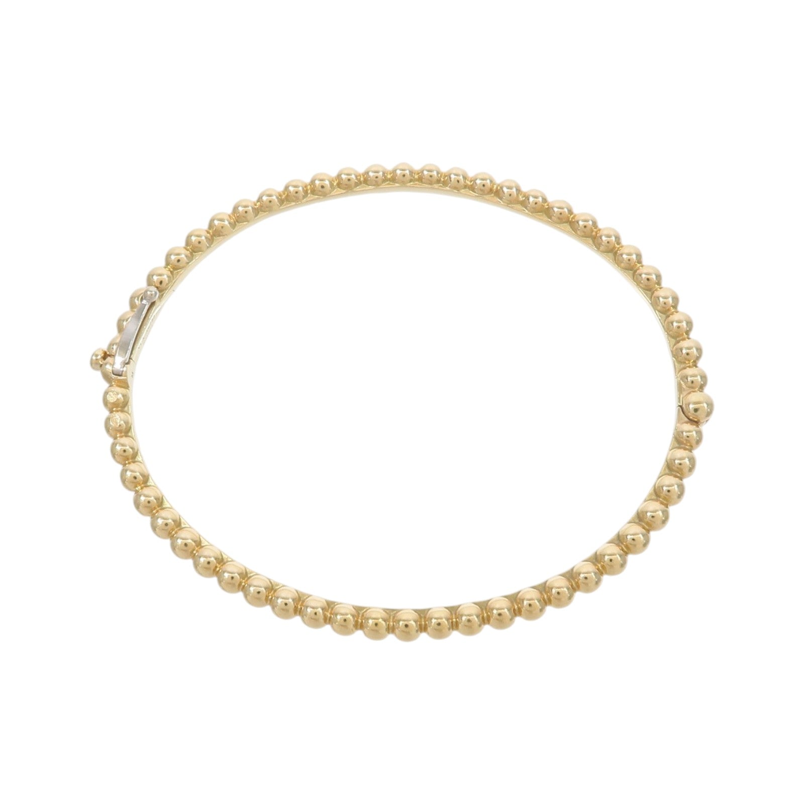 Van Cleef & Arpels 18K黃金Perlee Clovers Bangle手鐲