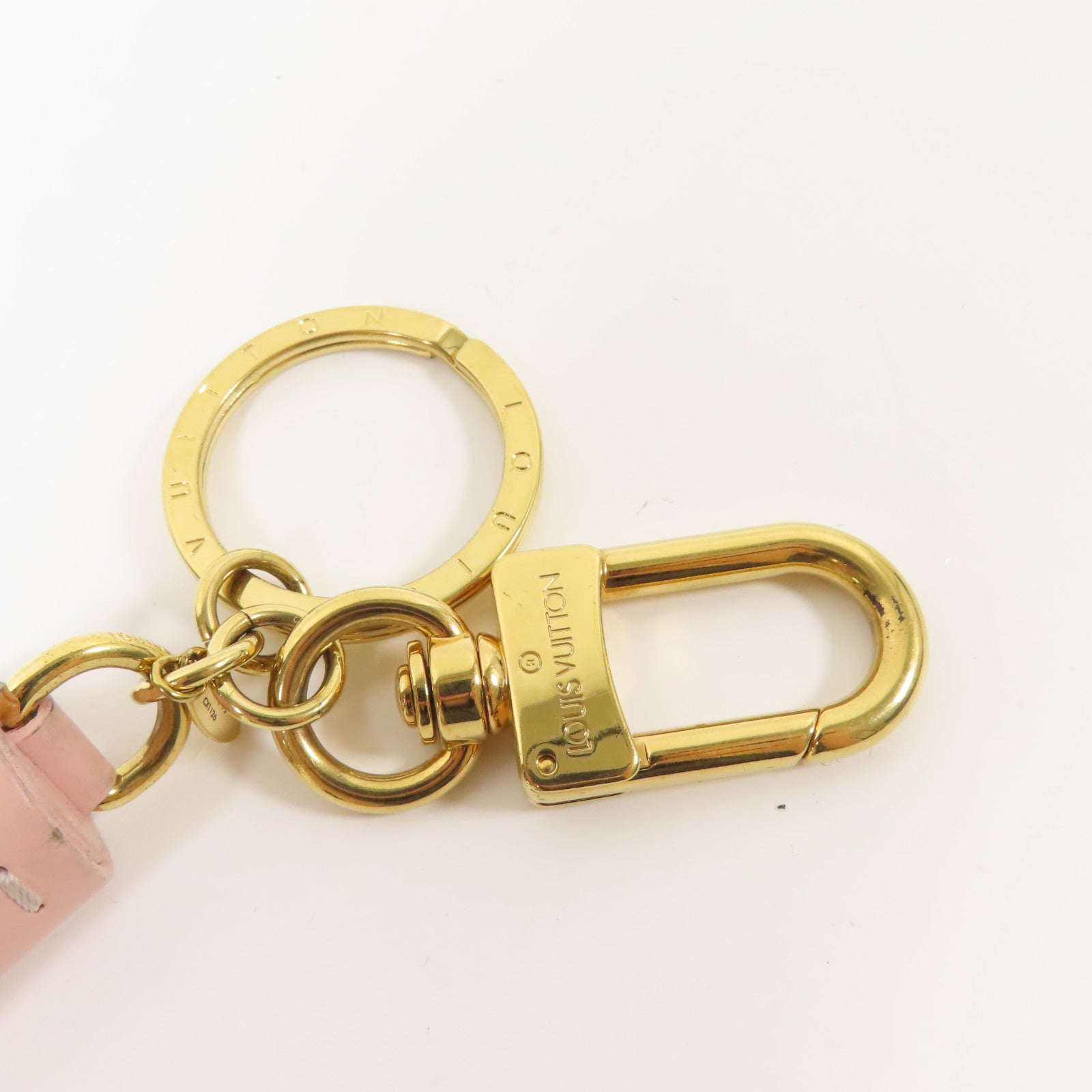 LOUIS VUITTON Monogram Tassel Bag Charm金扣掛飾