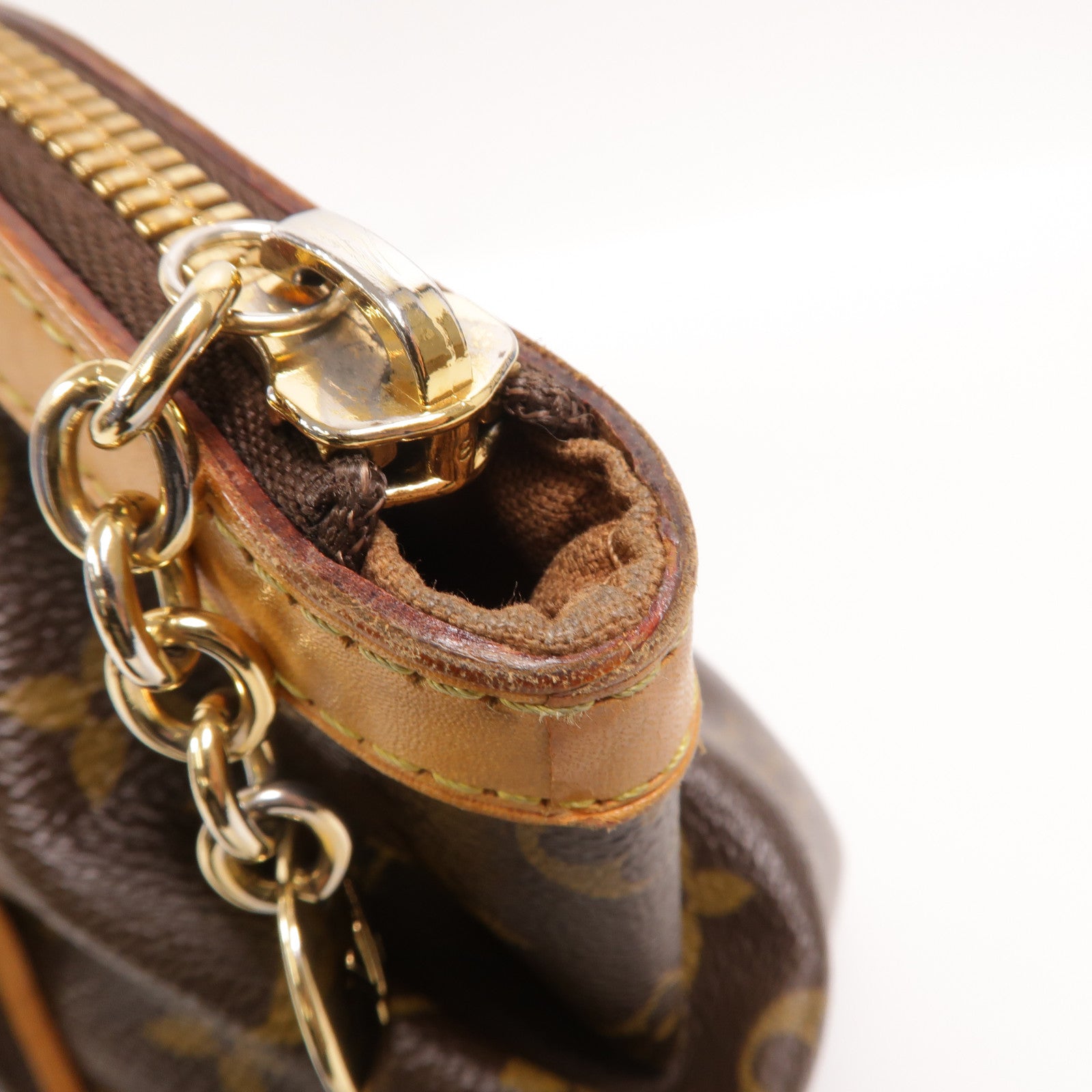 LOUIS VUITTON Monogram Tivoli PM手挽袋棕色