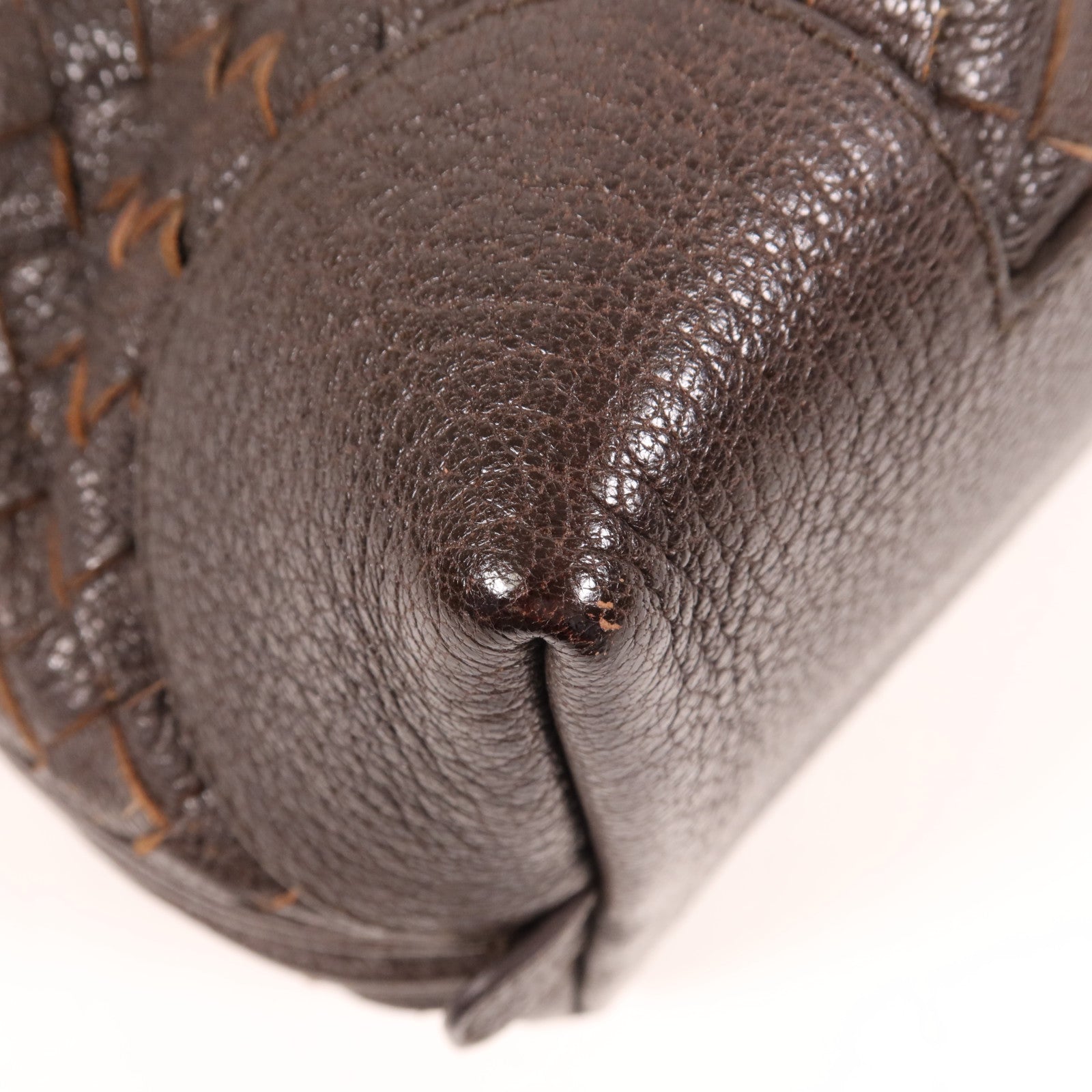 BOTTEGA VENETA 【激減優惠】牛皮皮革2 Way Shoulder手挽肩背兩用袋