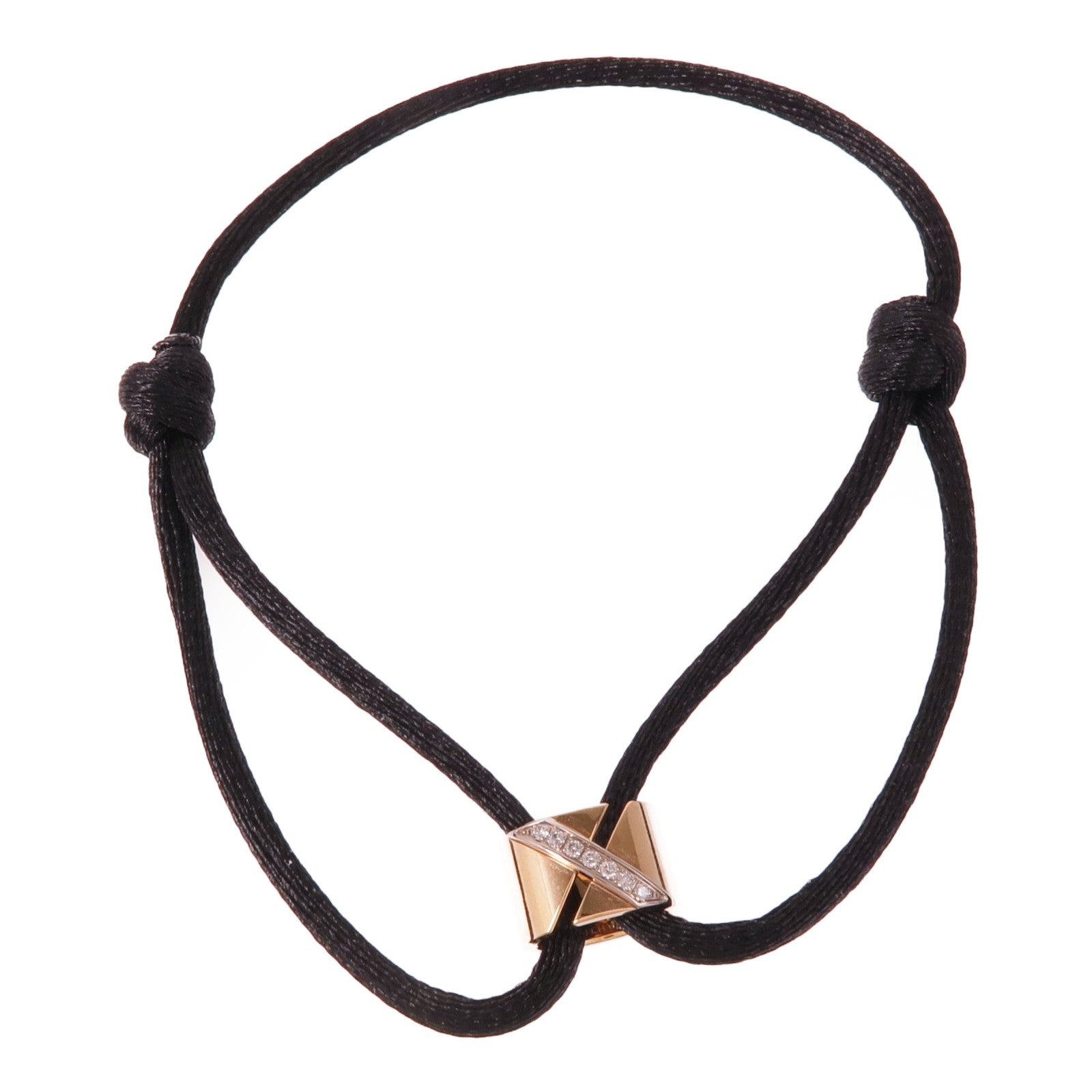 Chaumet 18K玫瑰金Liens Evidence鑽石手帶