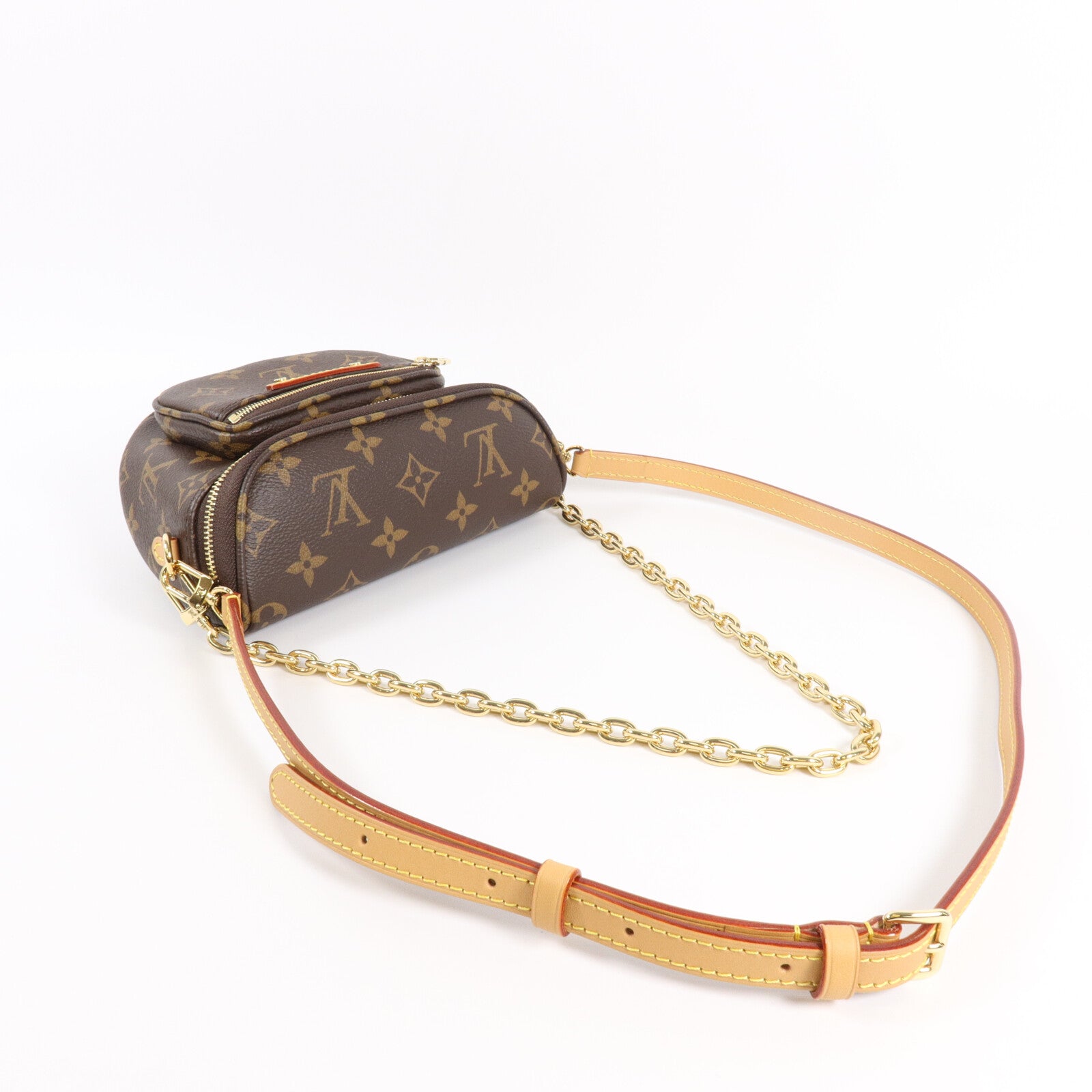 LOUIS VUITTON Monogram Mini Bumbag手挽肩背兩用袋棕色