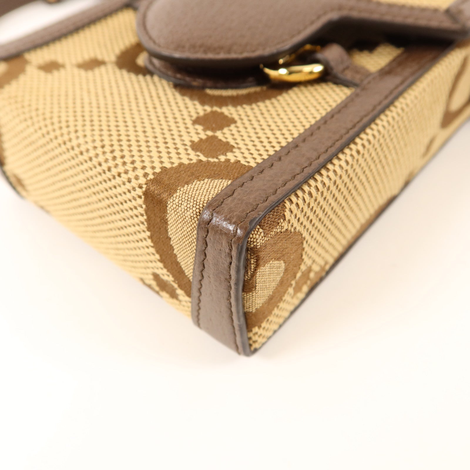 GUCCI 帆布1955 Horsebit Mini Shoulder Bag金扣肩背袋