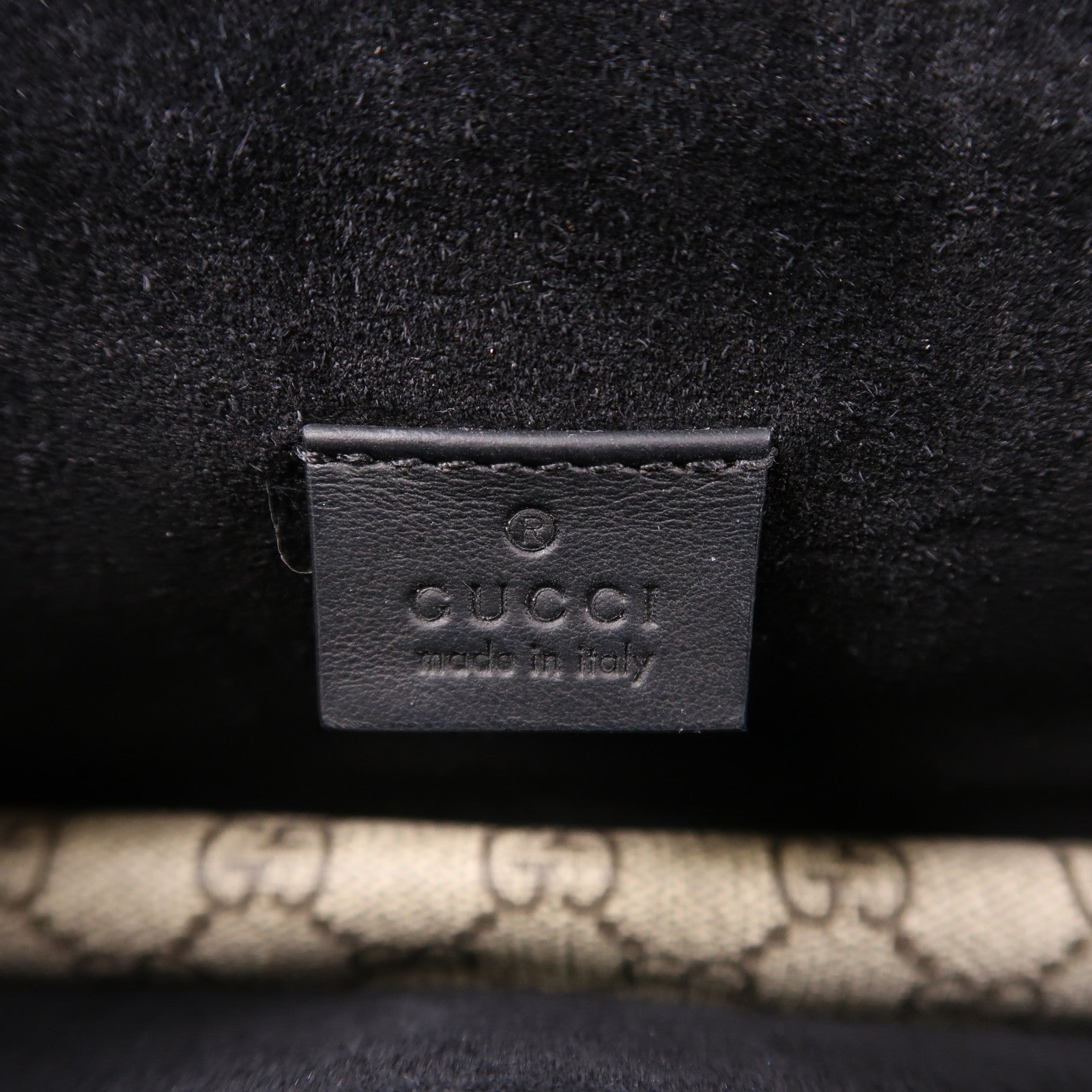 GUCCI 塗層帆布Dionysus GG Supreme Shoulder Bag銀扣鏈帶肩背袋