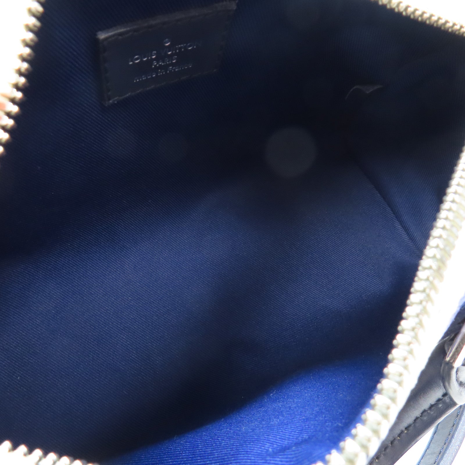 LOUIS VUITTON Watercolor Monogram Keepall XS銀扣手挽肩背兩用袋白色/藍色