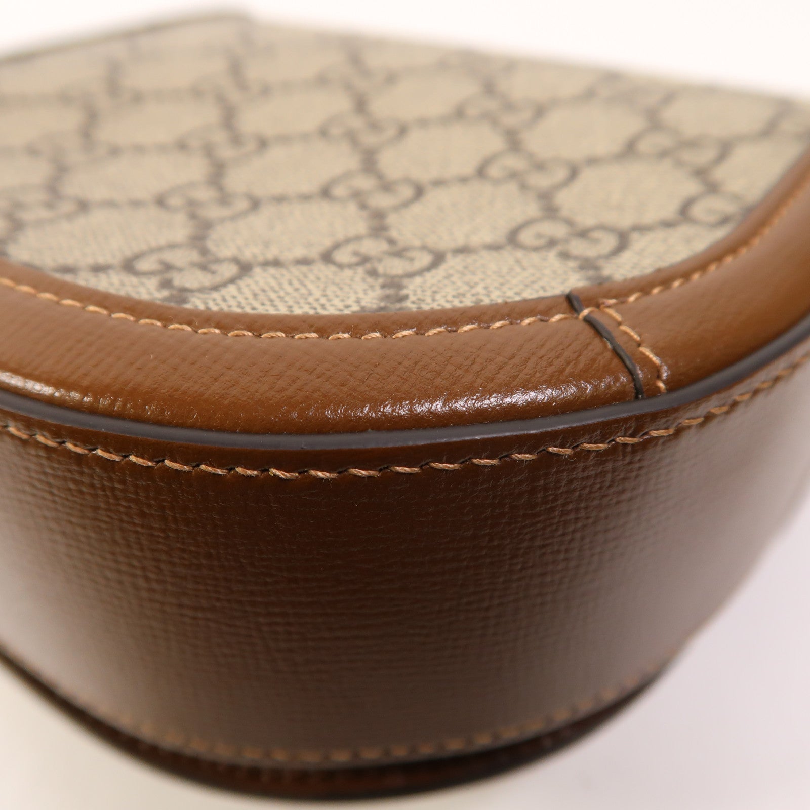 GUCCI 塗層帆布Horsebit 1955 Mini Top Handle金扣手挽肩背兩用袋