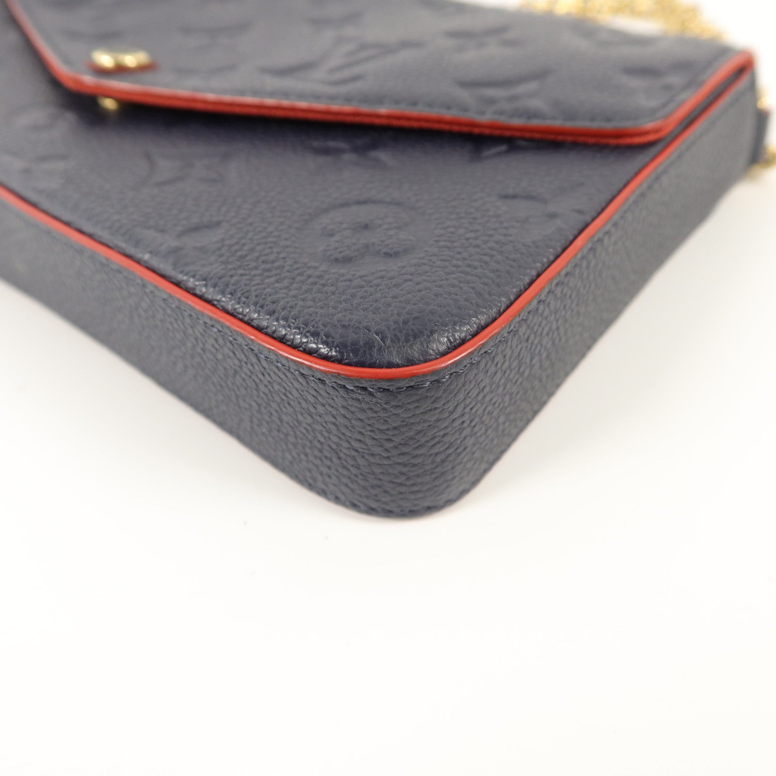 LOUIS VUITTON Monogram Empreinte Pochette Felicie肩背袋