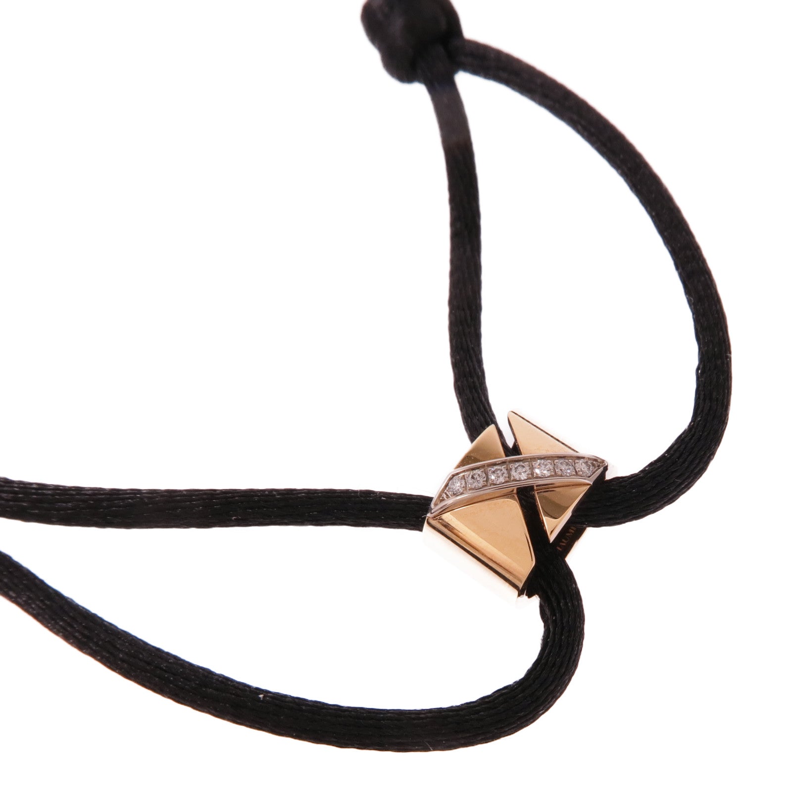 Chaumet 18K玫瑰金Liens Evidence鑽石手帶