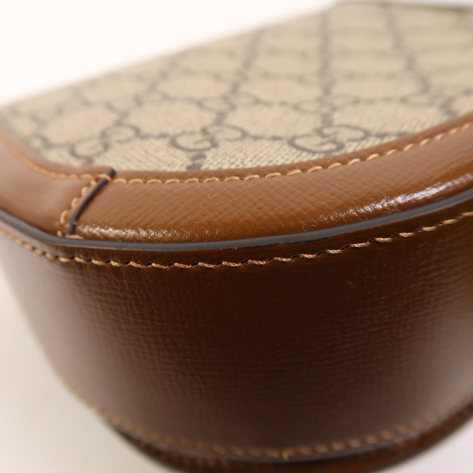 GUCCI 塗層帆布Horsebit 1955 Mini Top Handle金扣手挽肩背兩用袋