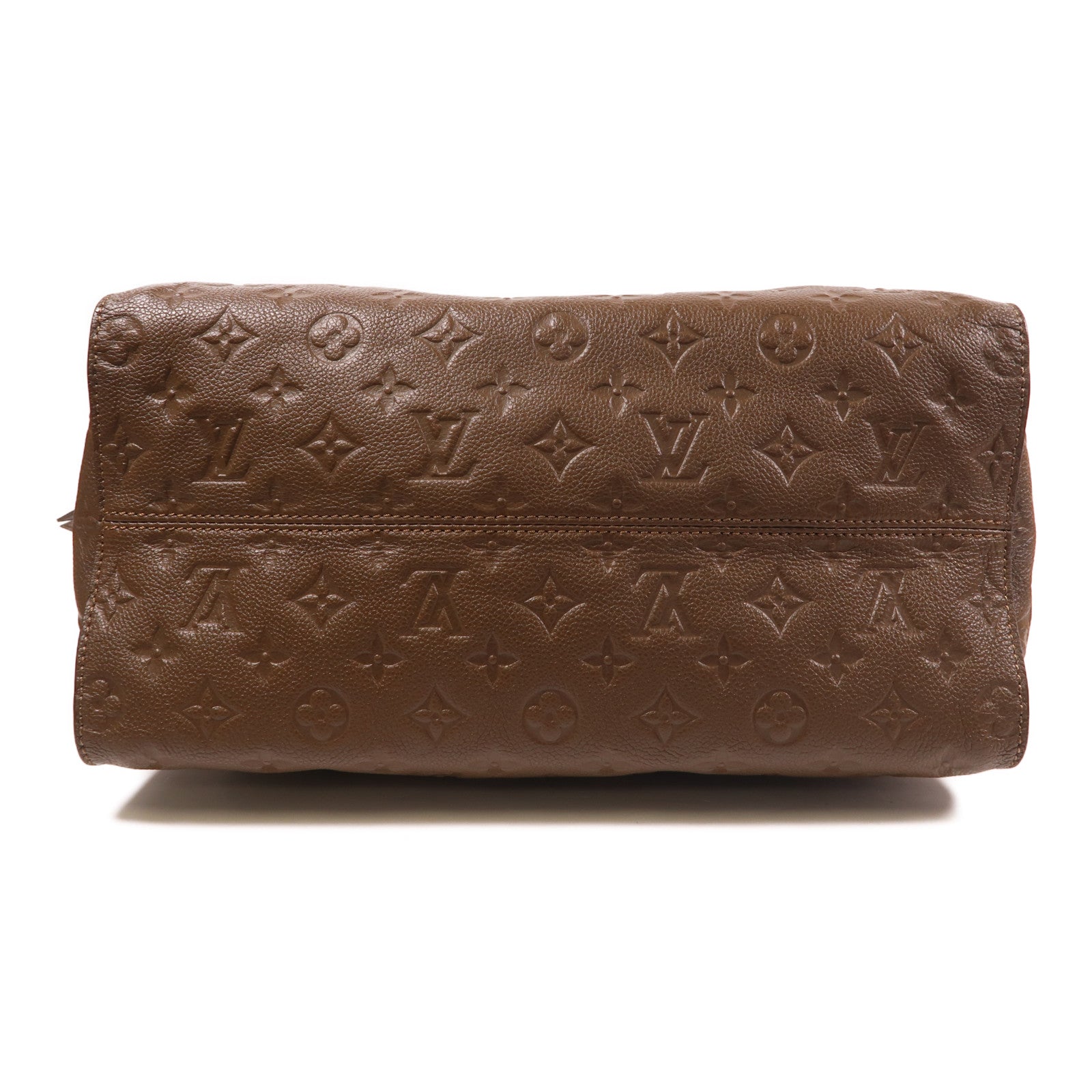 LOUIS VUITTON 【激減優惠】Monogram Empreinte Lumineuse PM金扣手挽肩背兩用袋棕色