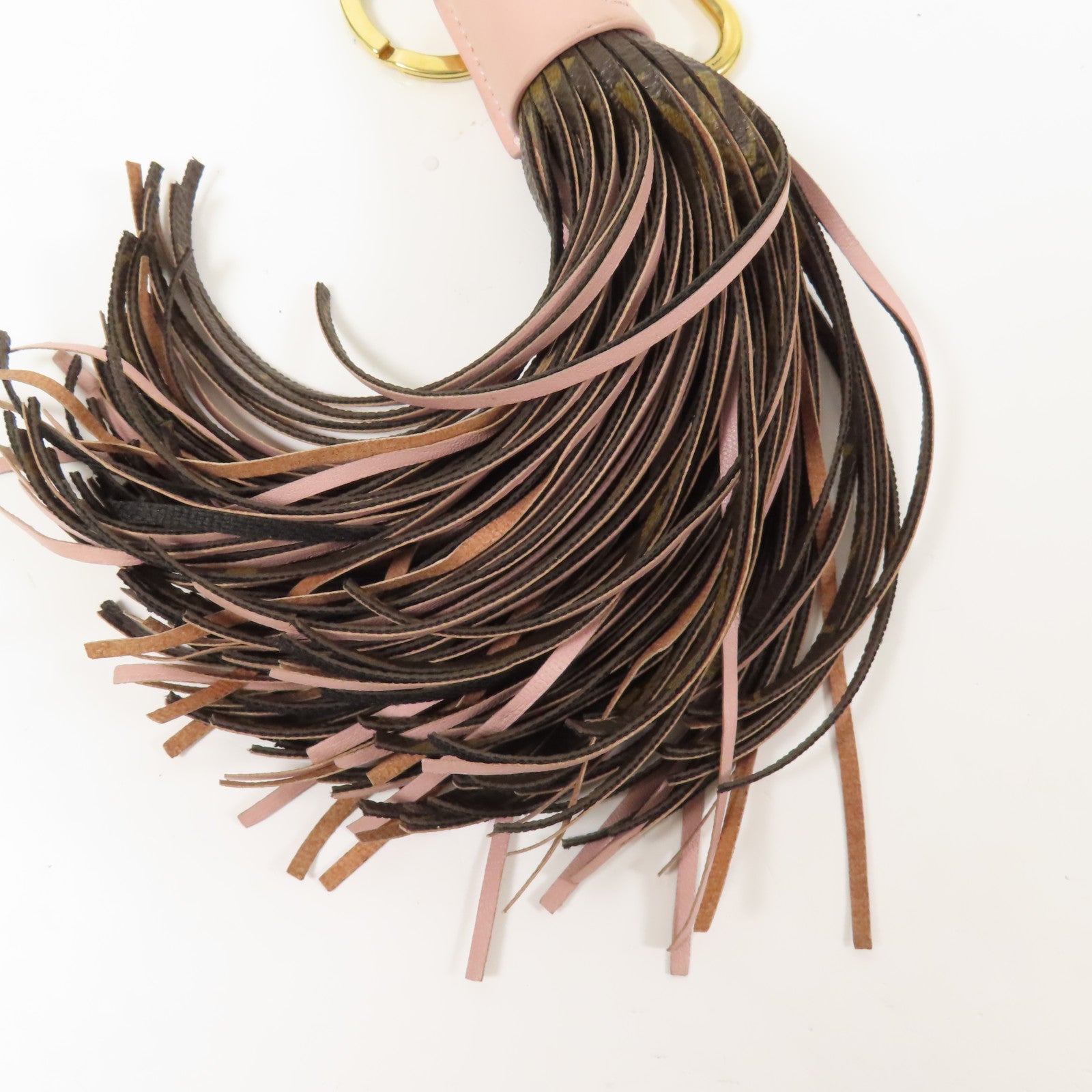 LOUIS VUITTON Monogram Tassel Bag Charm金扣掛飾