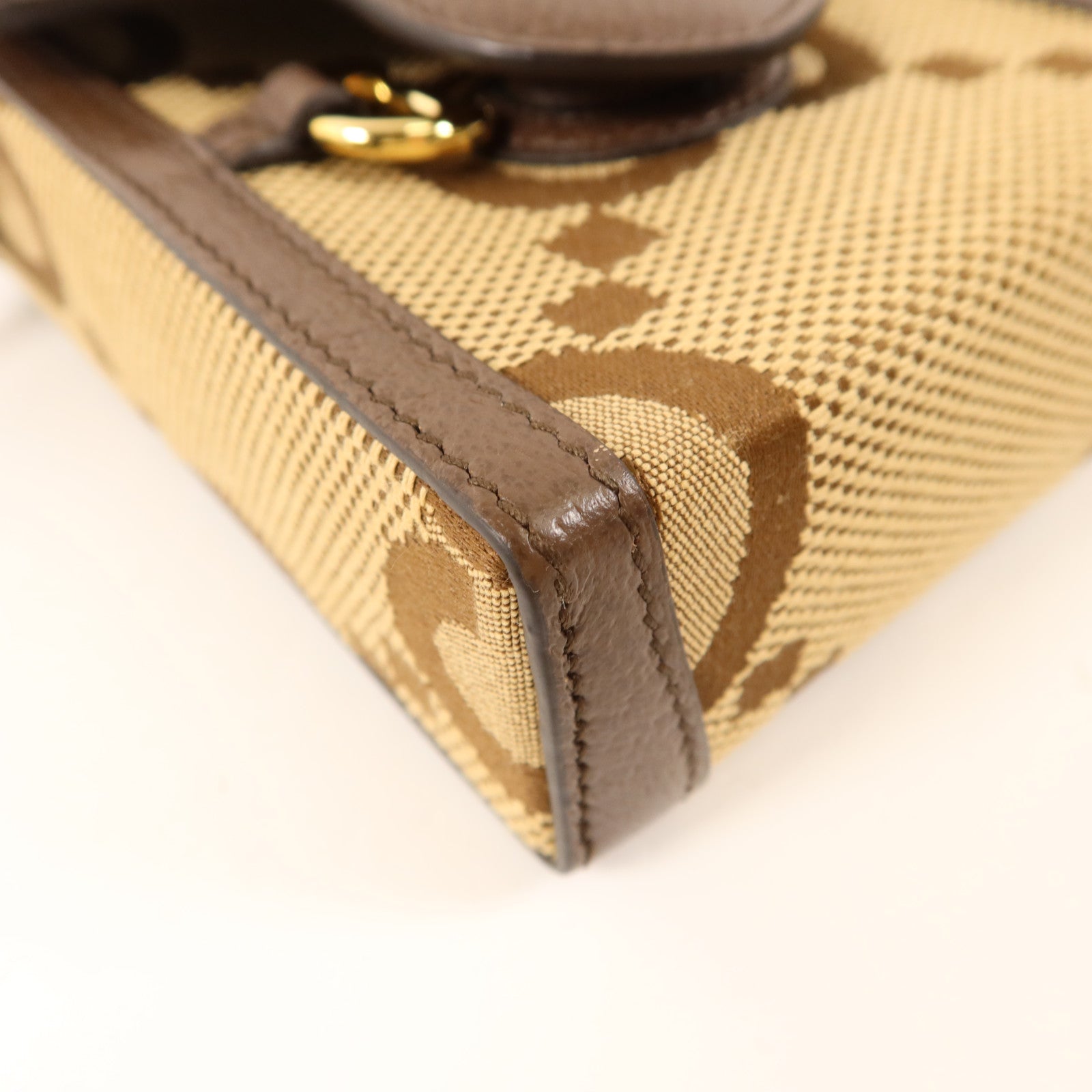 GUCCI 帆布1955 Horsebit Mini Shoulder Bag金扣肩背袋