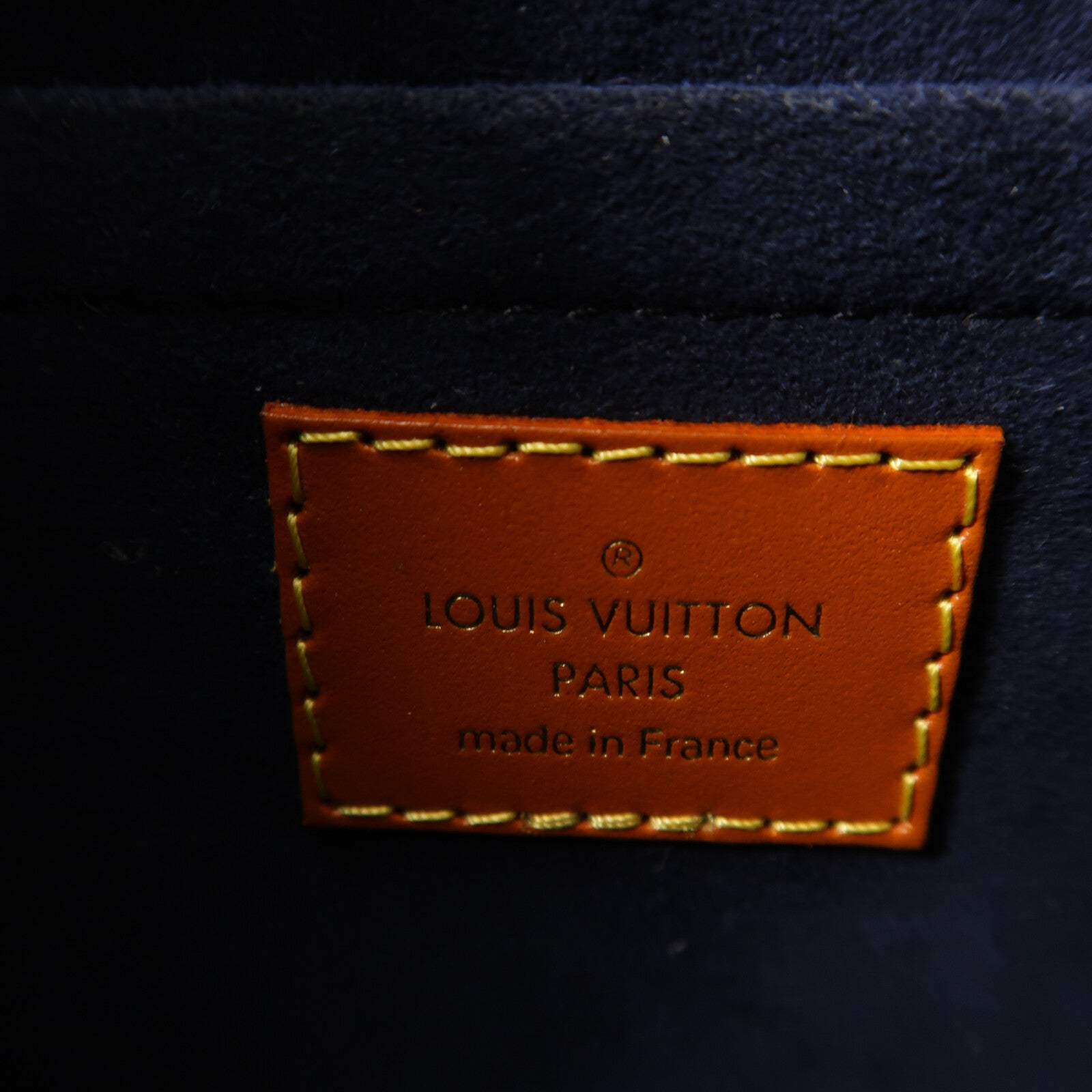 LOUIS VUITTON Monogram Reverse/牛皮皮革Valisette PM金扣手挽肩背兩用袋