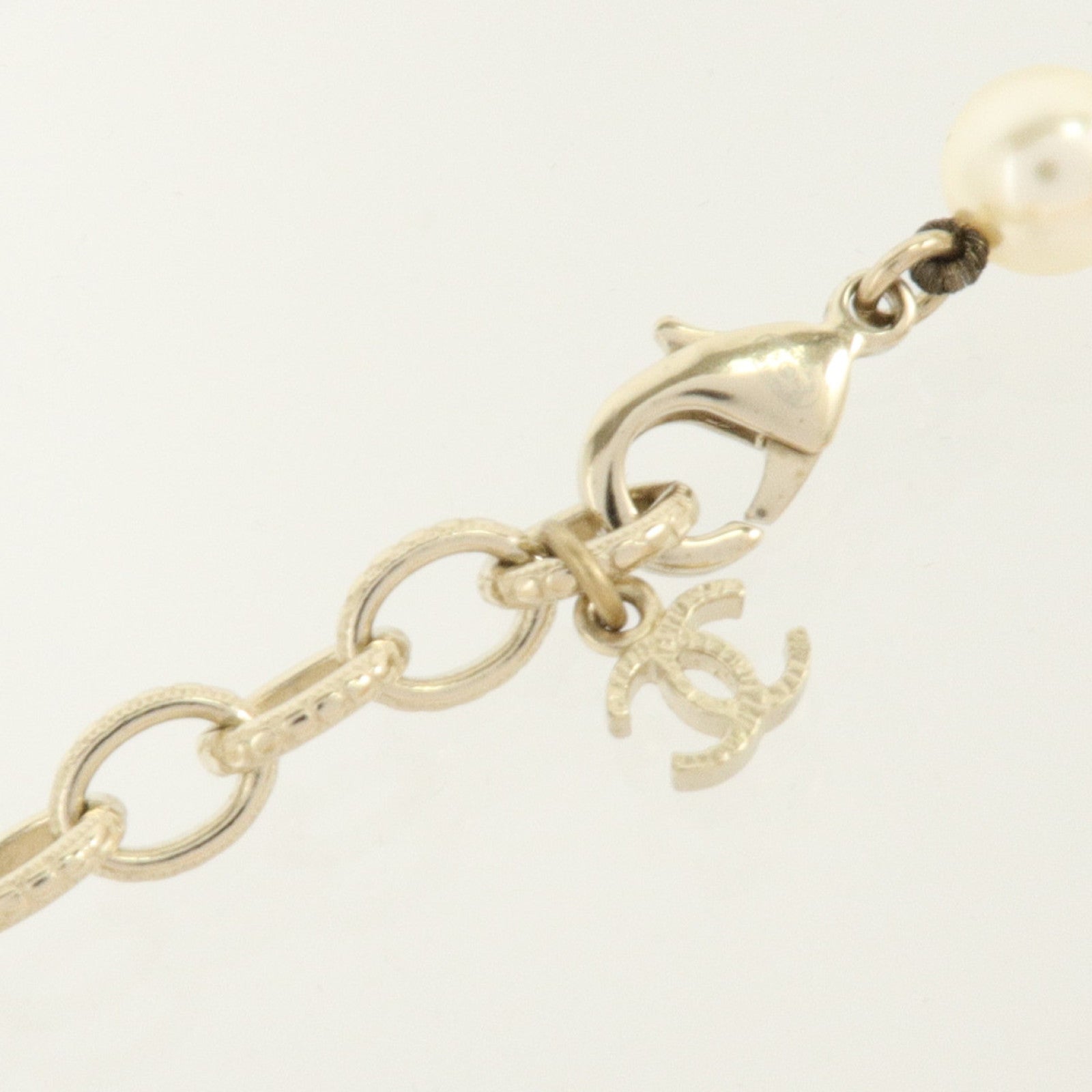 CHANEL 金屬/PVC Long Necklace項鏈