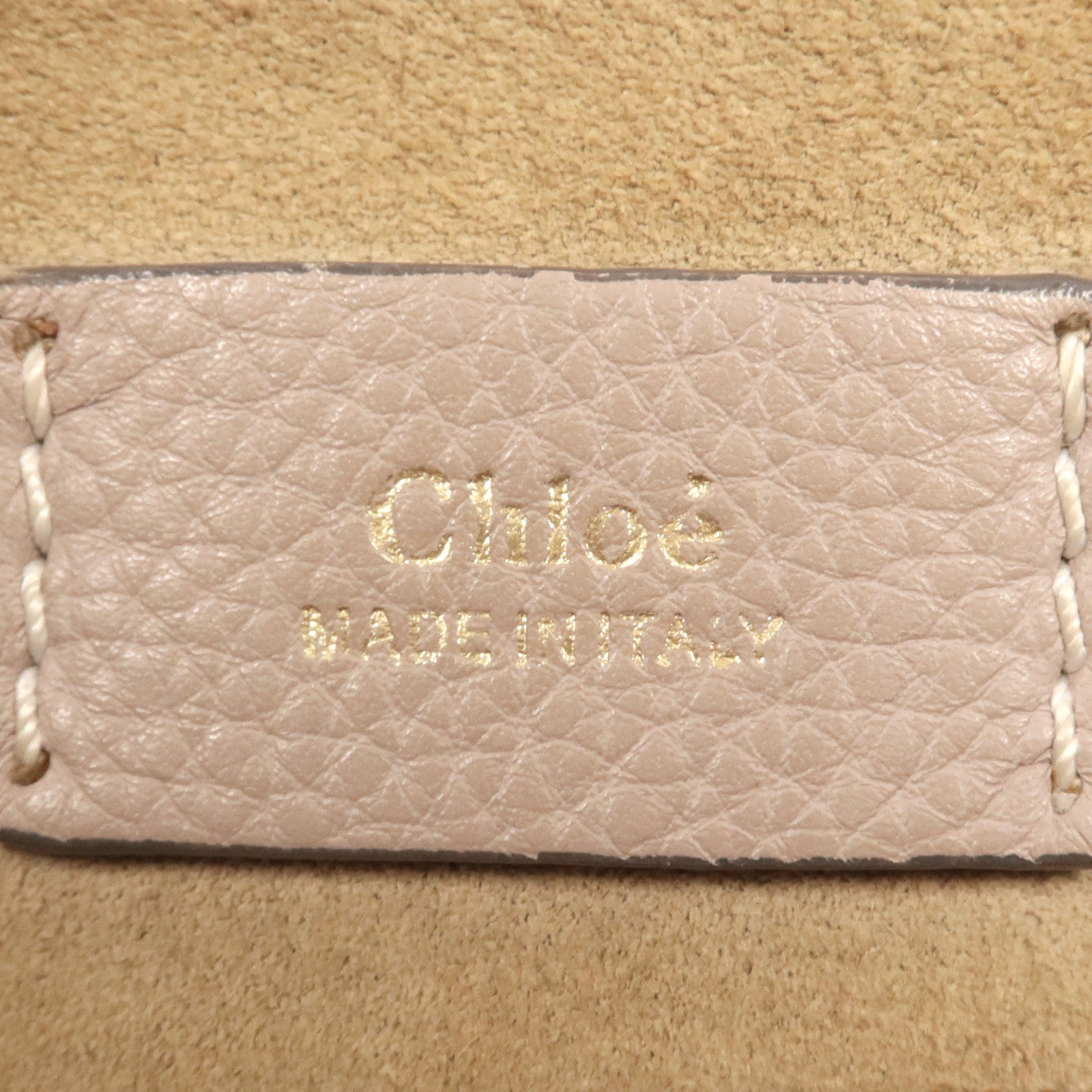 Chloe 牛皮皮革2 way Shoulder Bag金扣肩背袋