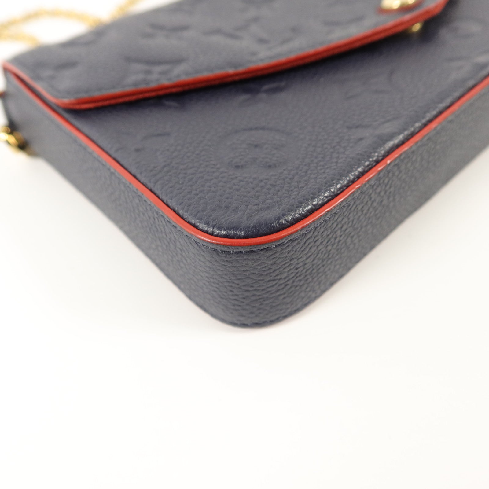 LOUIS VUITTON Monogram Empreinte Pochette Felicie肩背袋