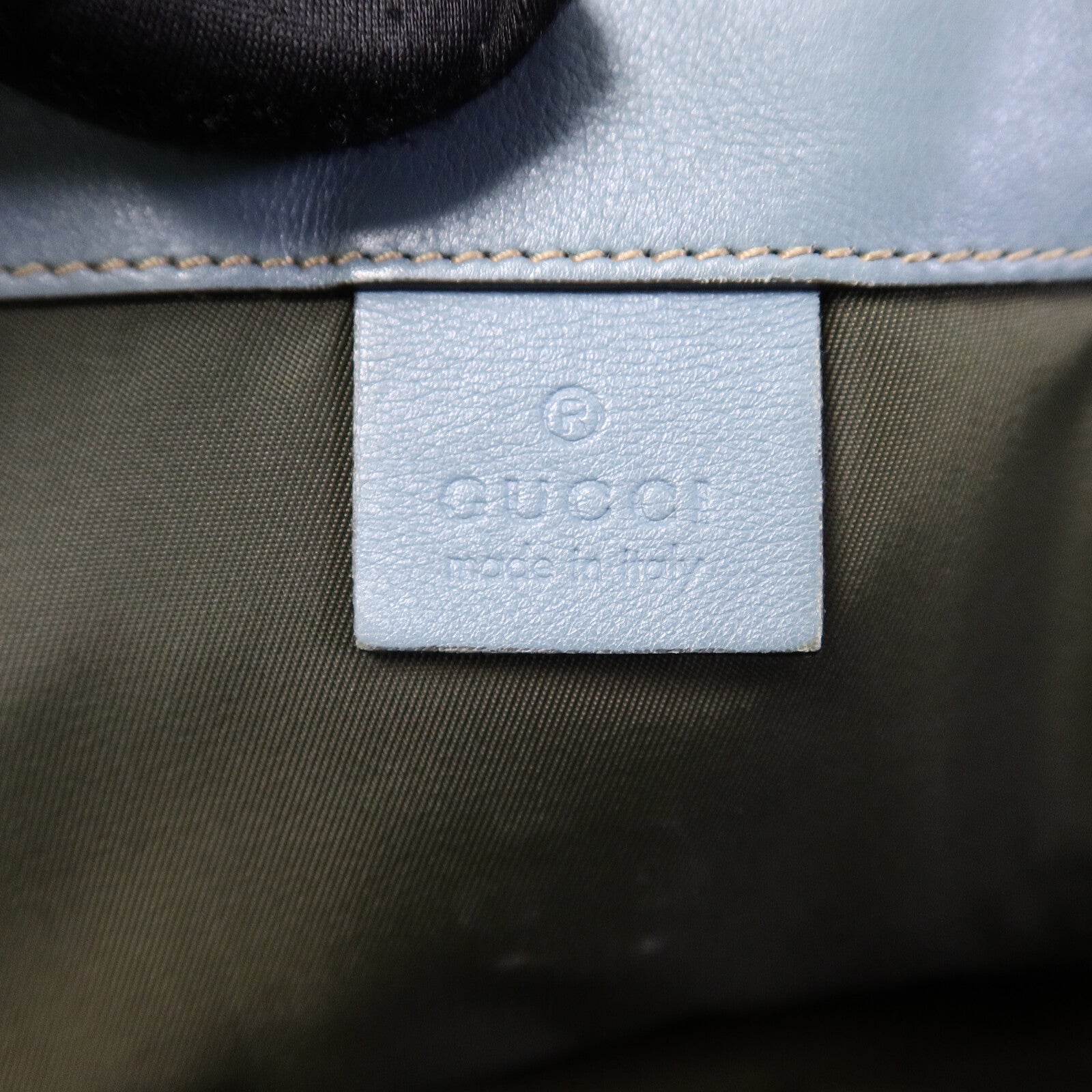 GUCCI 帆布/牛皮皮革Tote Bag手挽袋