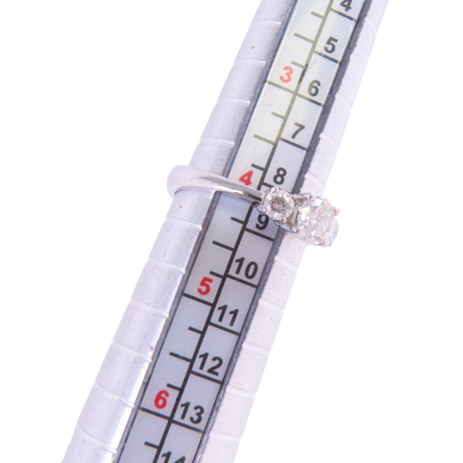 JEWELRY 18K白金/鑽石Diamond Ring戒指US#4