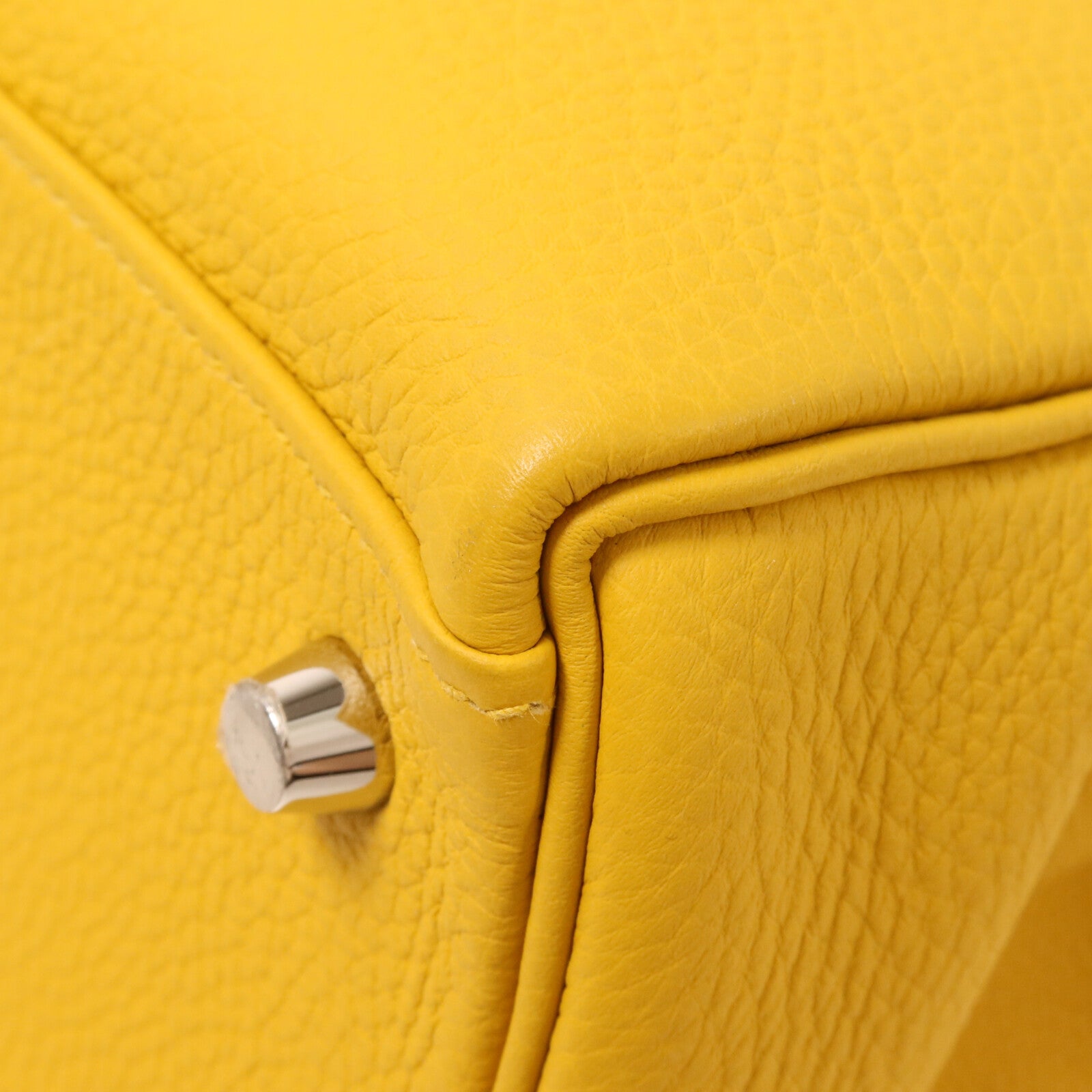 HERMES Togo皮革Kelly II 28手挽肩背兩用袋Jaune Ambre