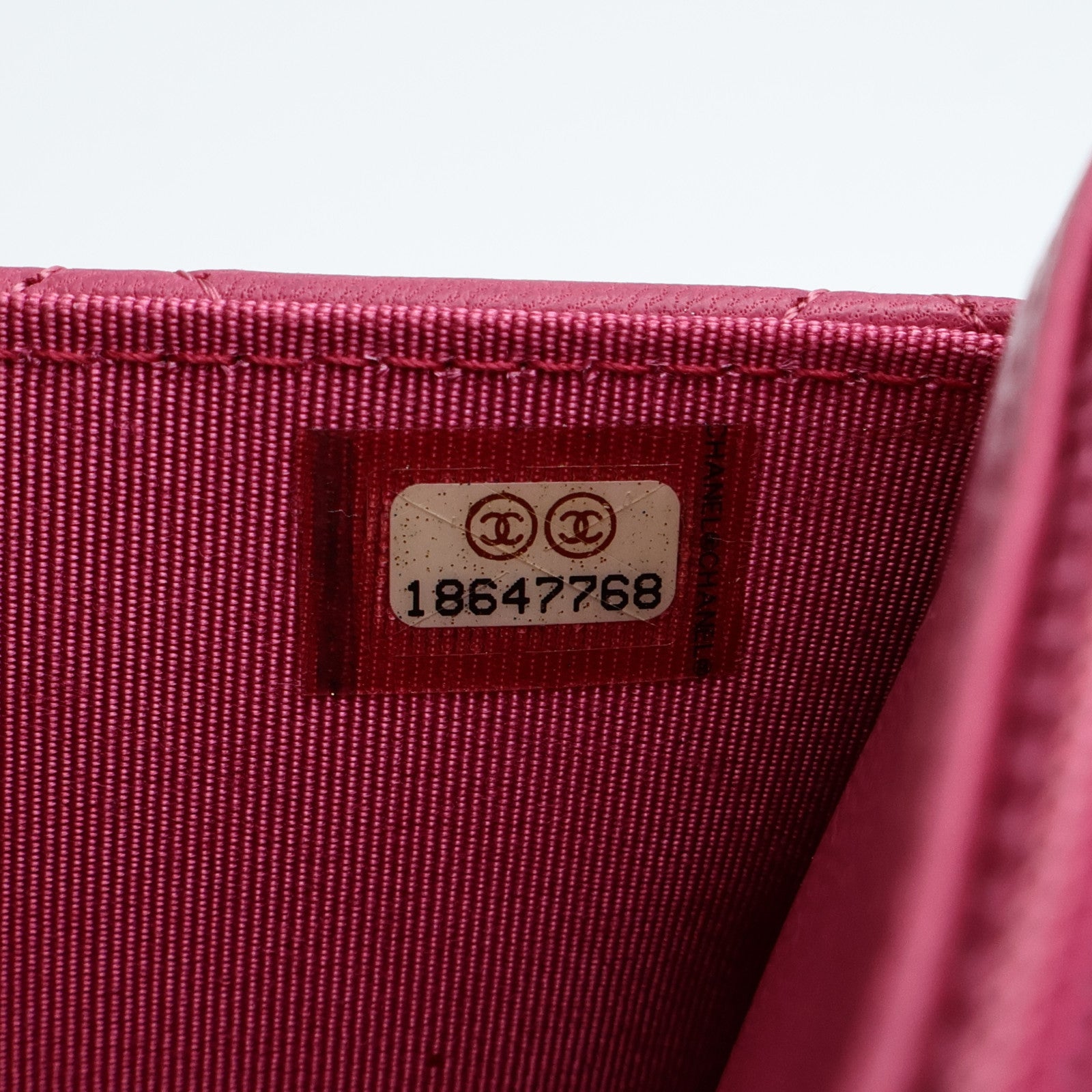 CHANEL 羊皮皮革WOC Wallet On Chain金扣鏈帶肩背袋