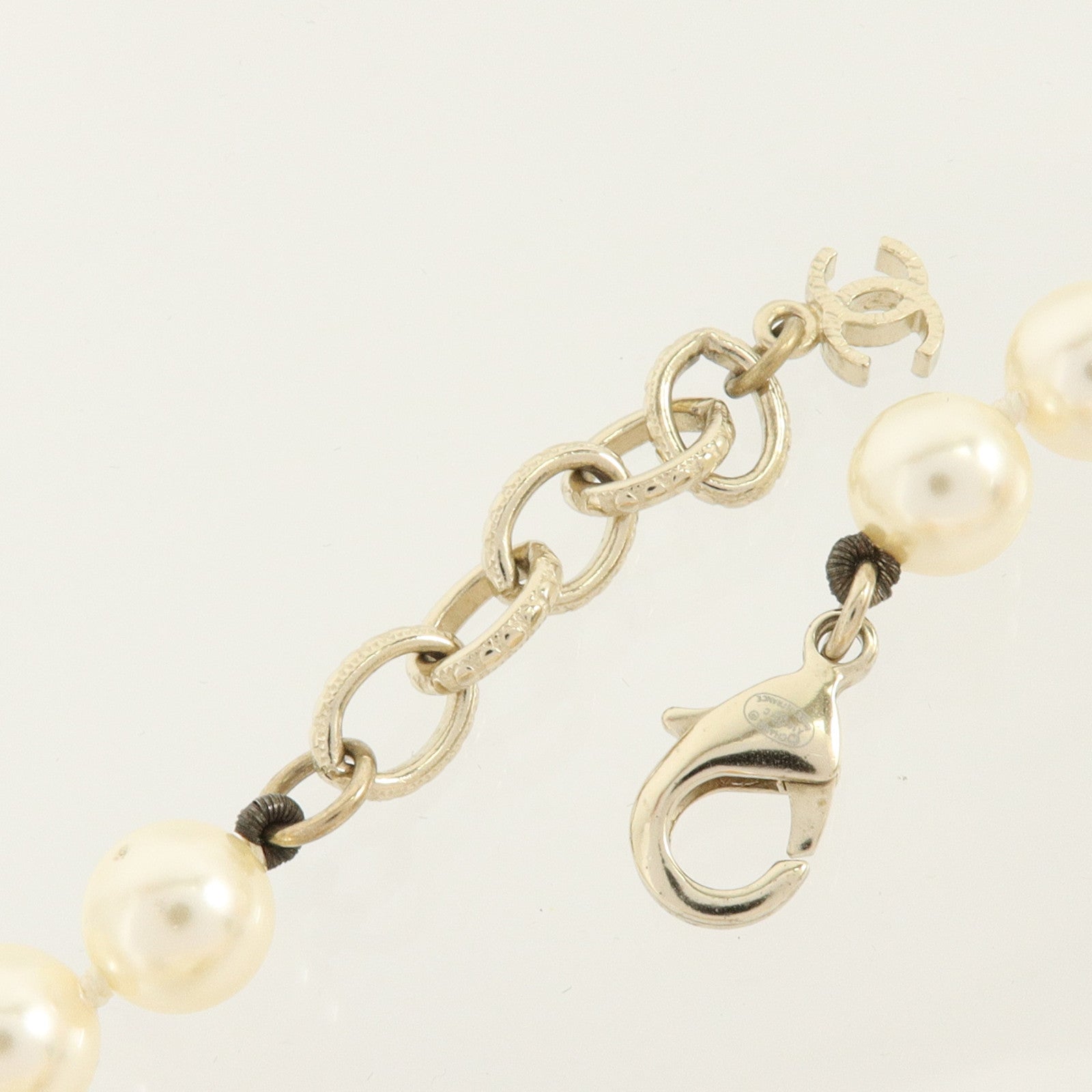 CHANEL 金屬/PVC Long Necklace項鏈