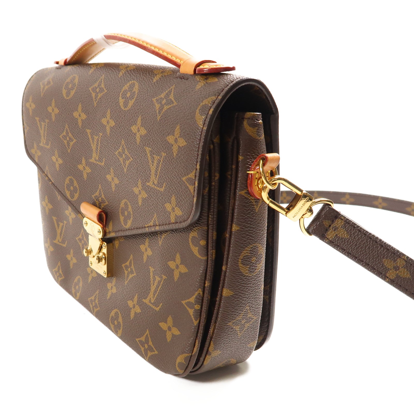 LOUIS VUITTON Monogram Pochette Metis MM金扣手挽肩背兩用袋