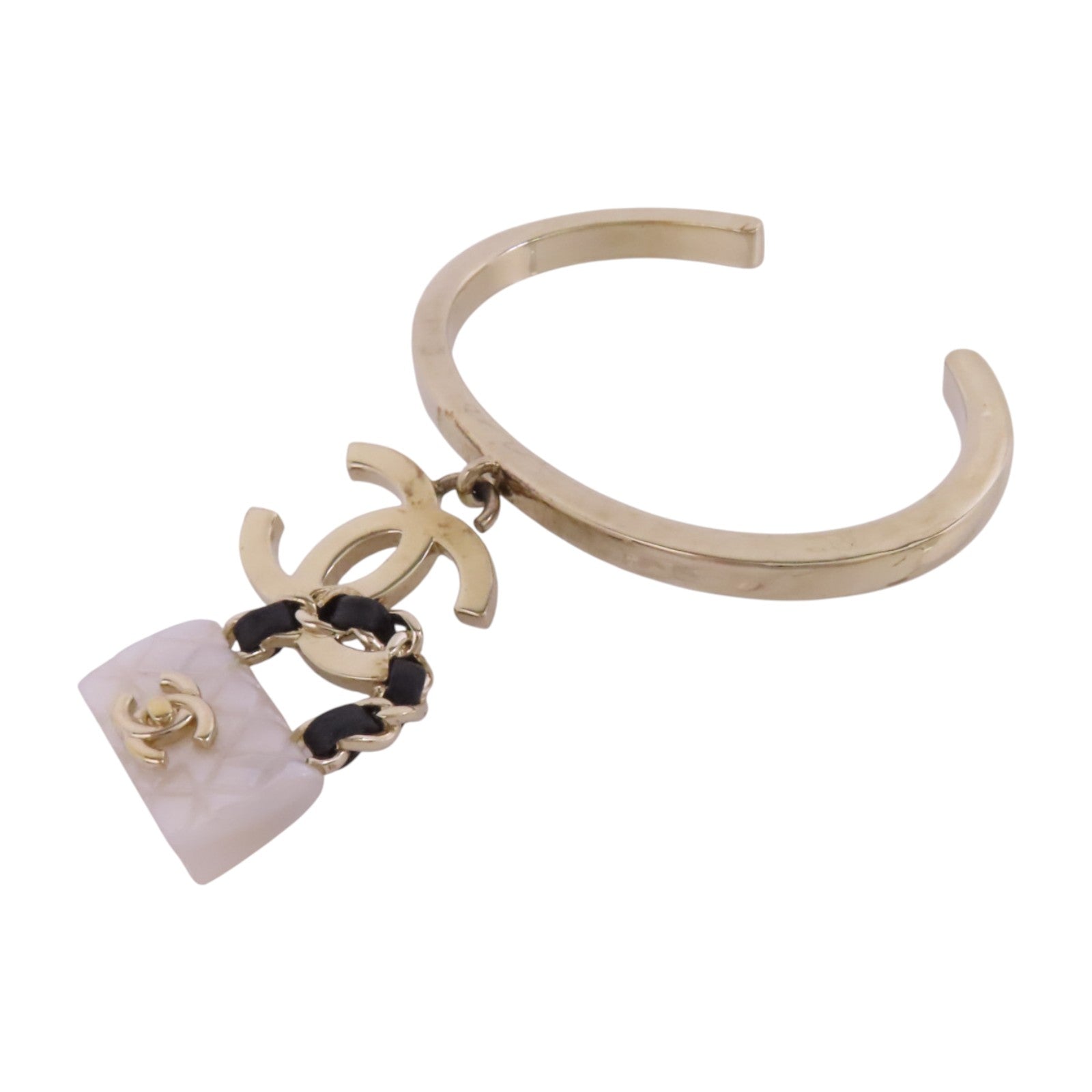 CHANEL 金屬/PVC/皮革Bangle手鐲