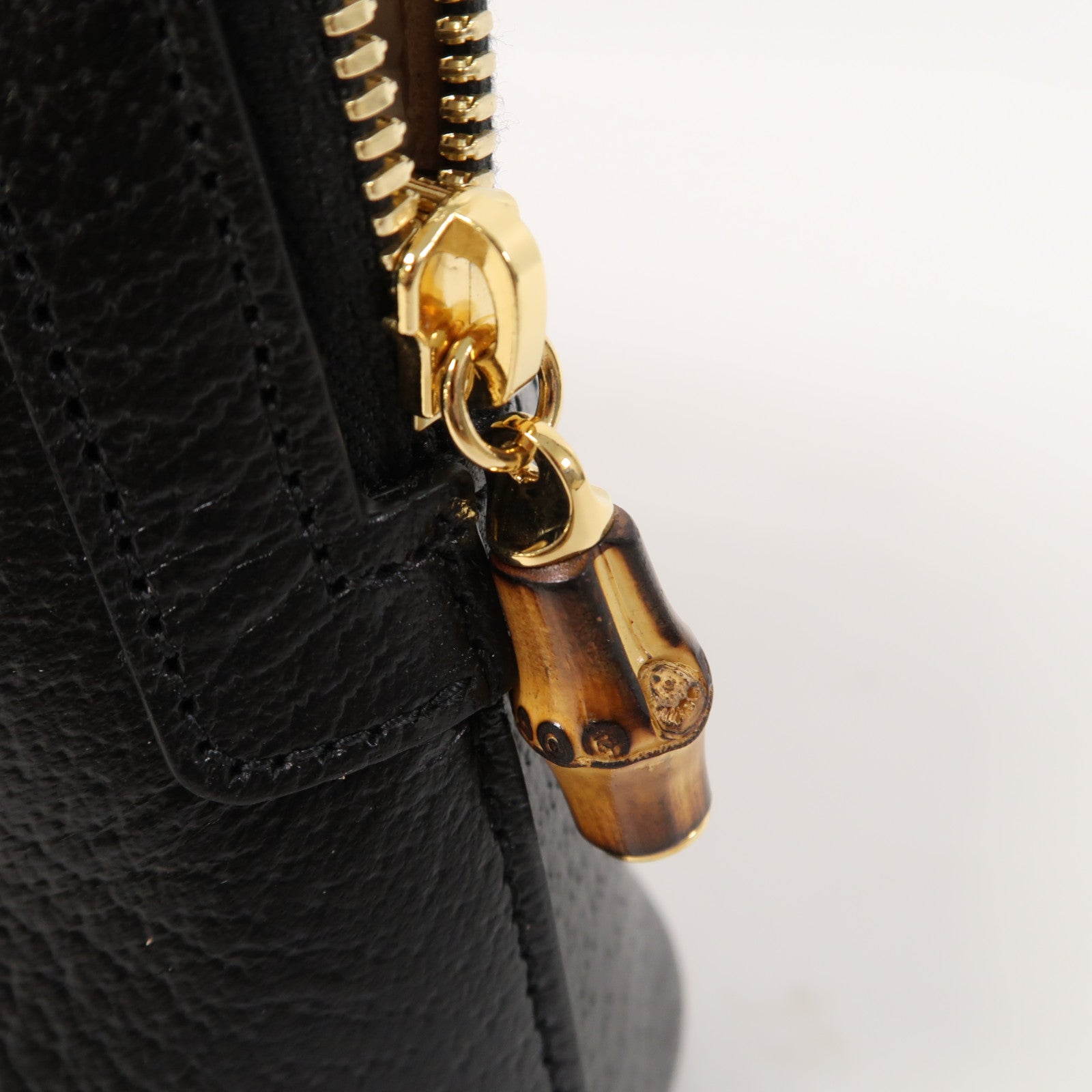 GUCCI 牛皮皮革Diana Mini金扣手挽肩背兩用袋黑色