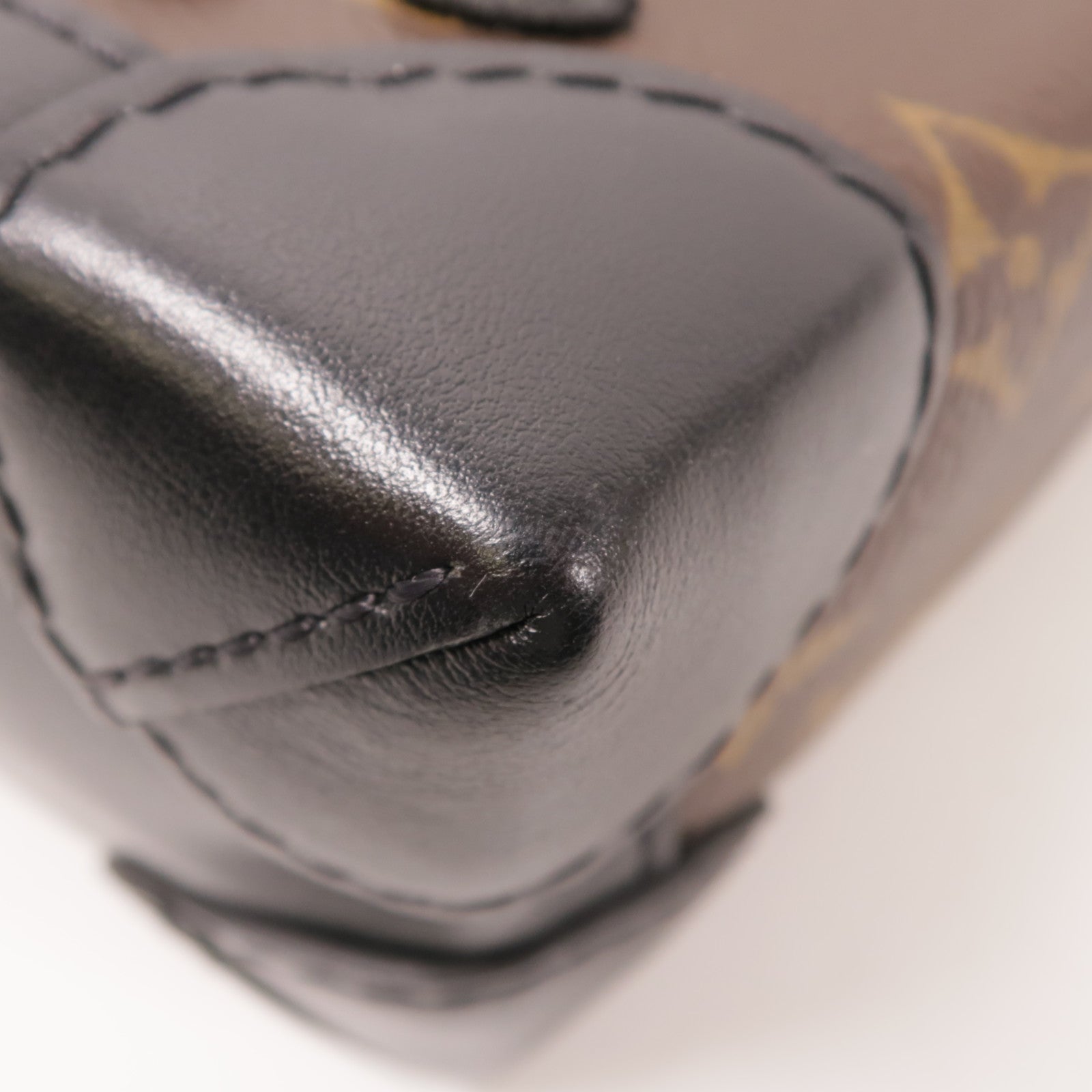 LOUIS VUITTON LV Steamer Nano Shoulder Bag M80327 Monogram Brown/Black