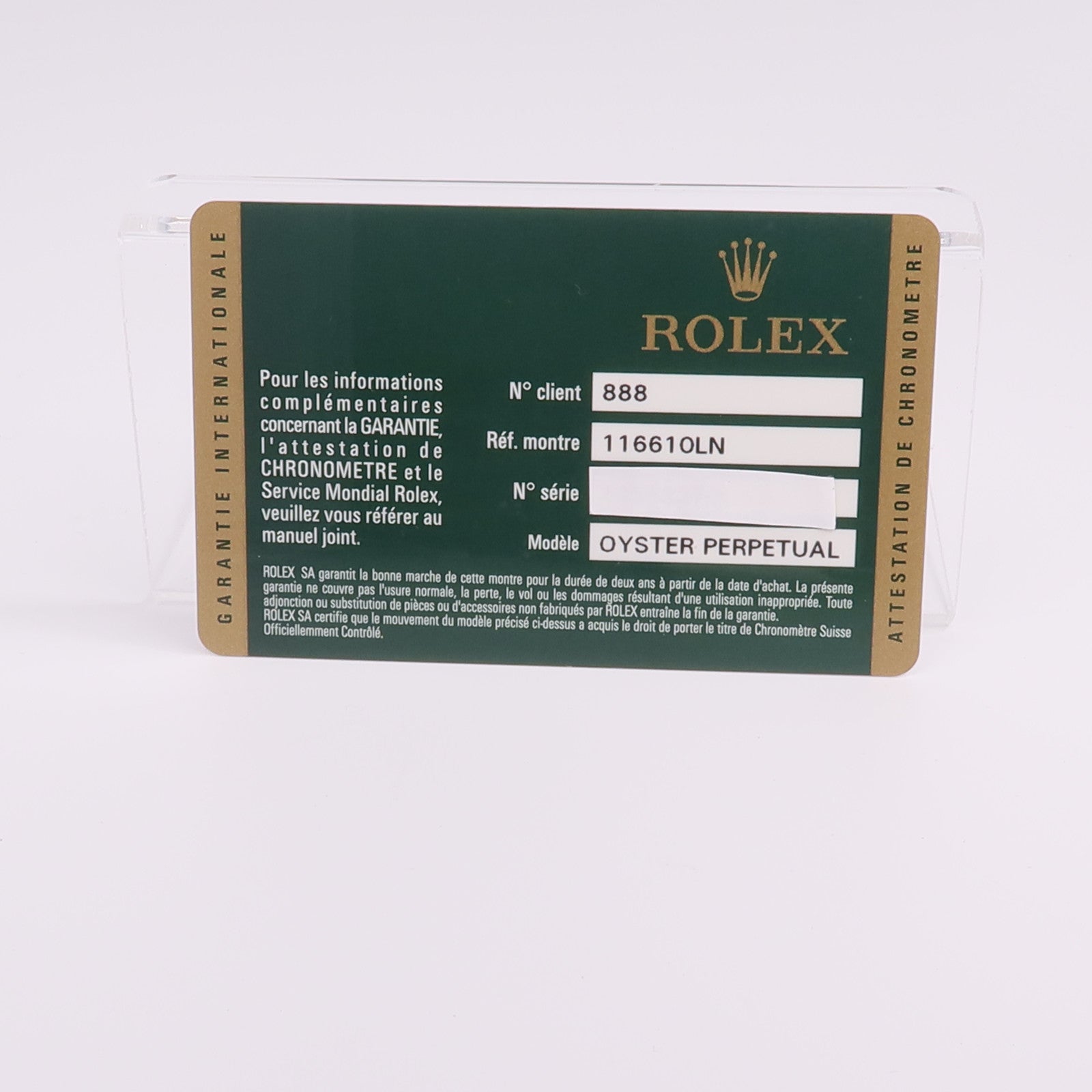 ROLEX Submarinar Date 116610LN