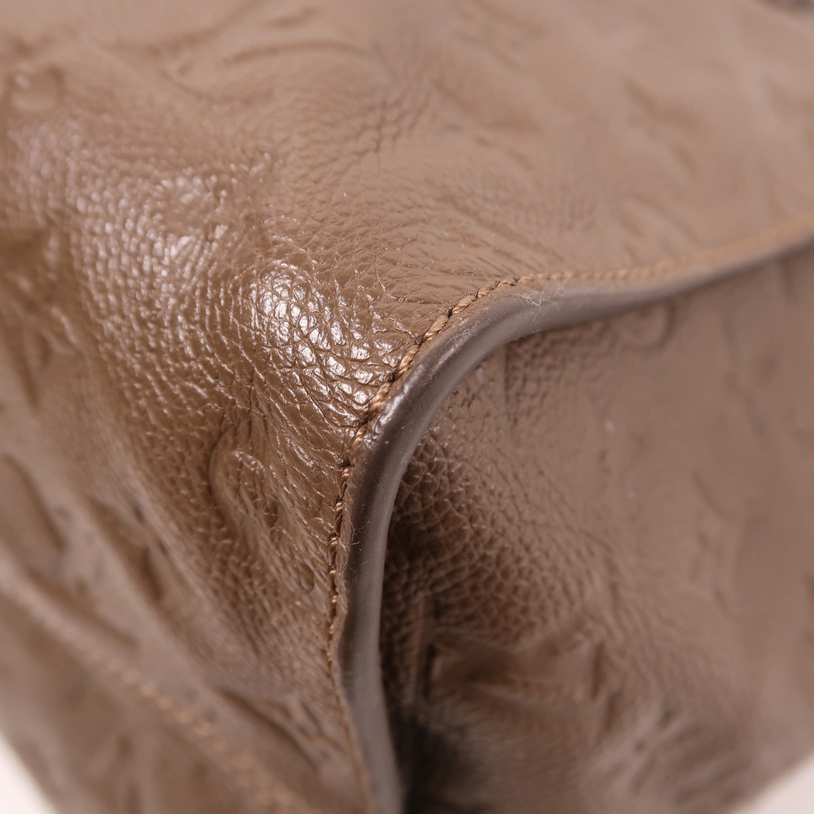LOUIS VUITTON 【激減優惠】Monogram Empreinte Lumineuse PM金扣手挽肩背兩用袋棕色
