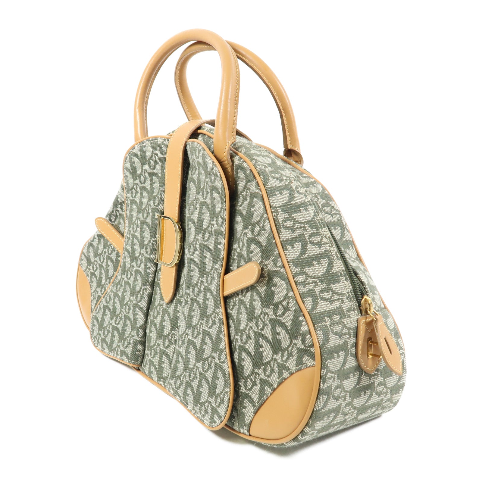 Dior 帆布Vintage Hand Bag金扣手挽袋