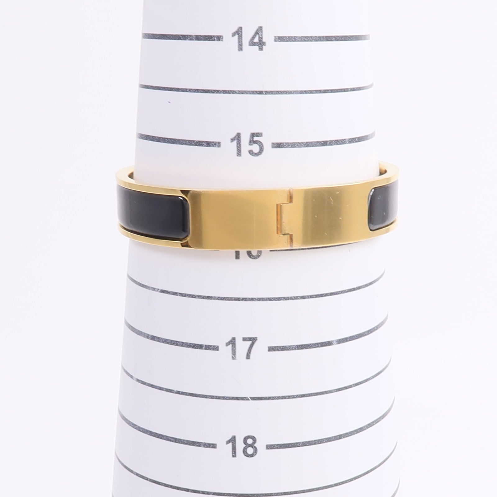 HERMES 金屬Clic H銀扣手鐲