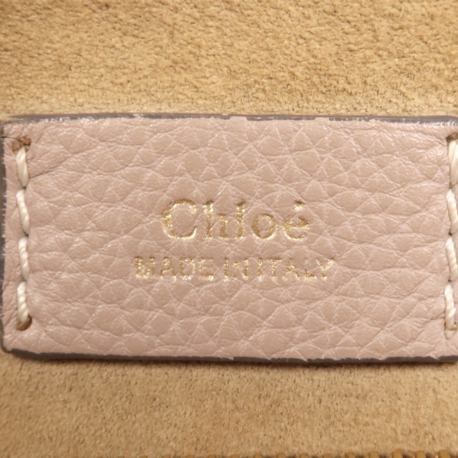 Chloe 牛皮皮革2 way Shoulder Bag金扣肩背袋