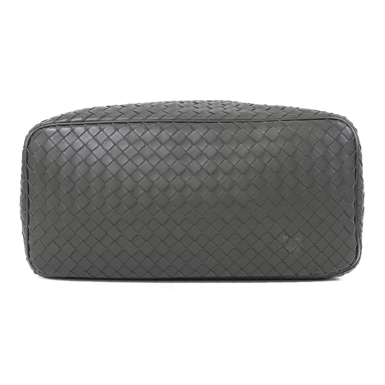 BOTTEGA VENETA 織紋羊皮皮革Shoulder Bag肩背袋灰色