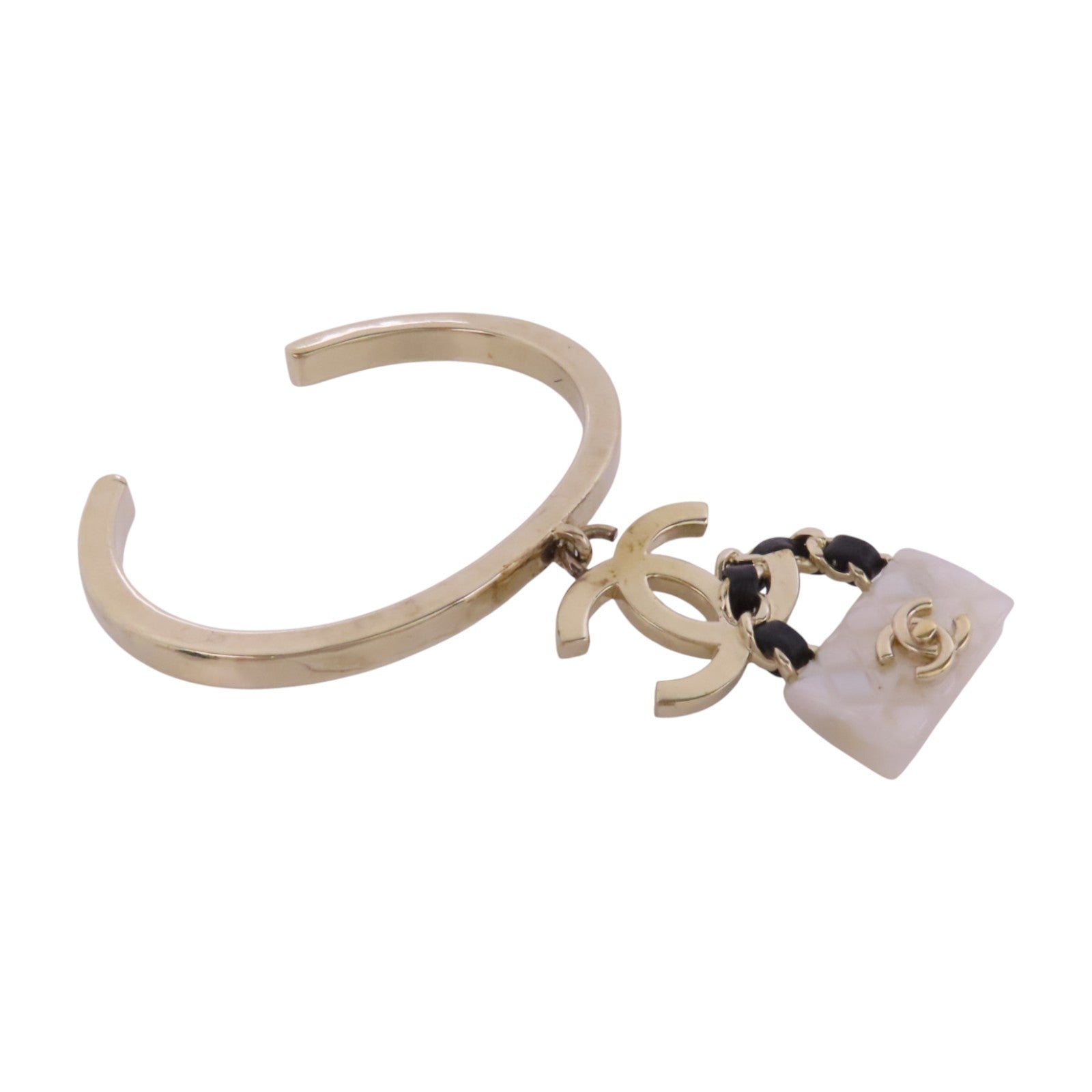 CHANEL 金屬/PVC/皮革Bangle手鐲