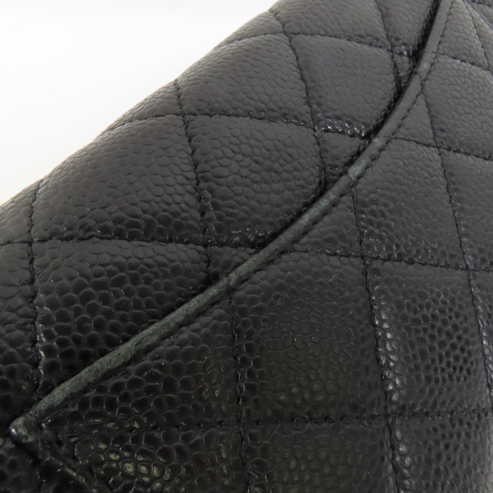 CHANEL 牛皮皮革WOC Wallet On Chain金扣鏈帶肩背袋