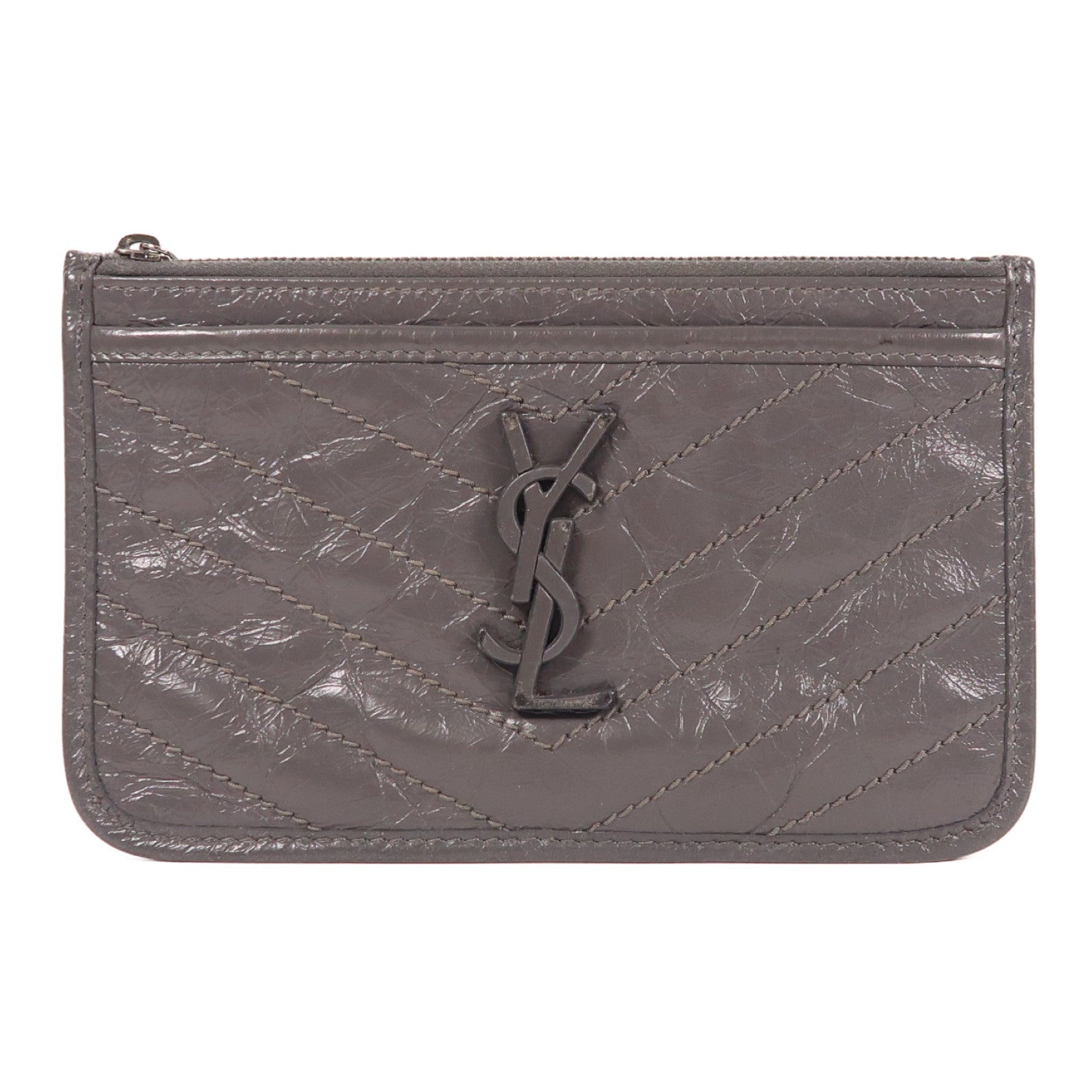 SAINT LAURENT 【激減優惠】牛皮皮革Niki Bill Pouch手拿包