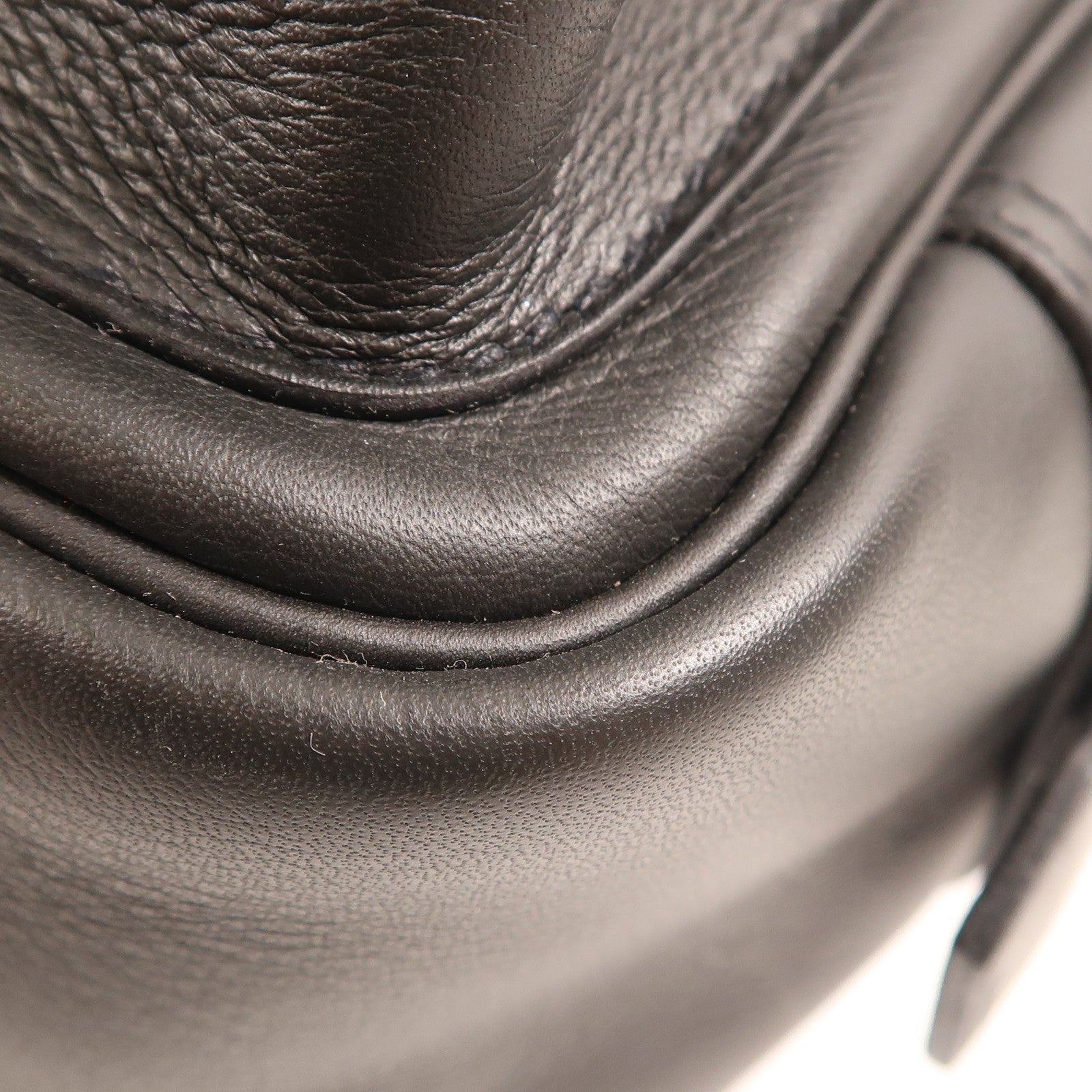 HERMES Evercolor皮革Steve Travel銀扣手挽肩背兩用袋Noir